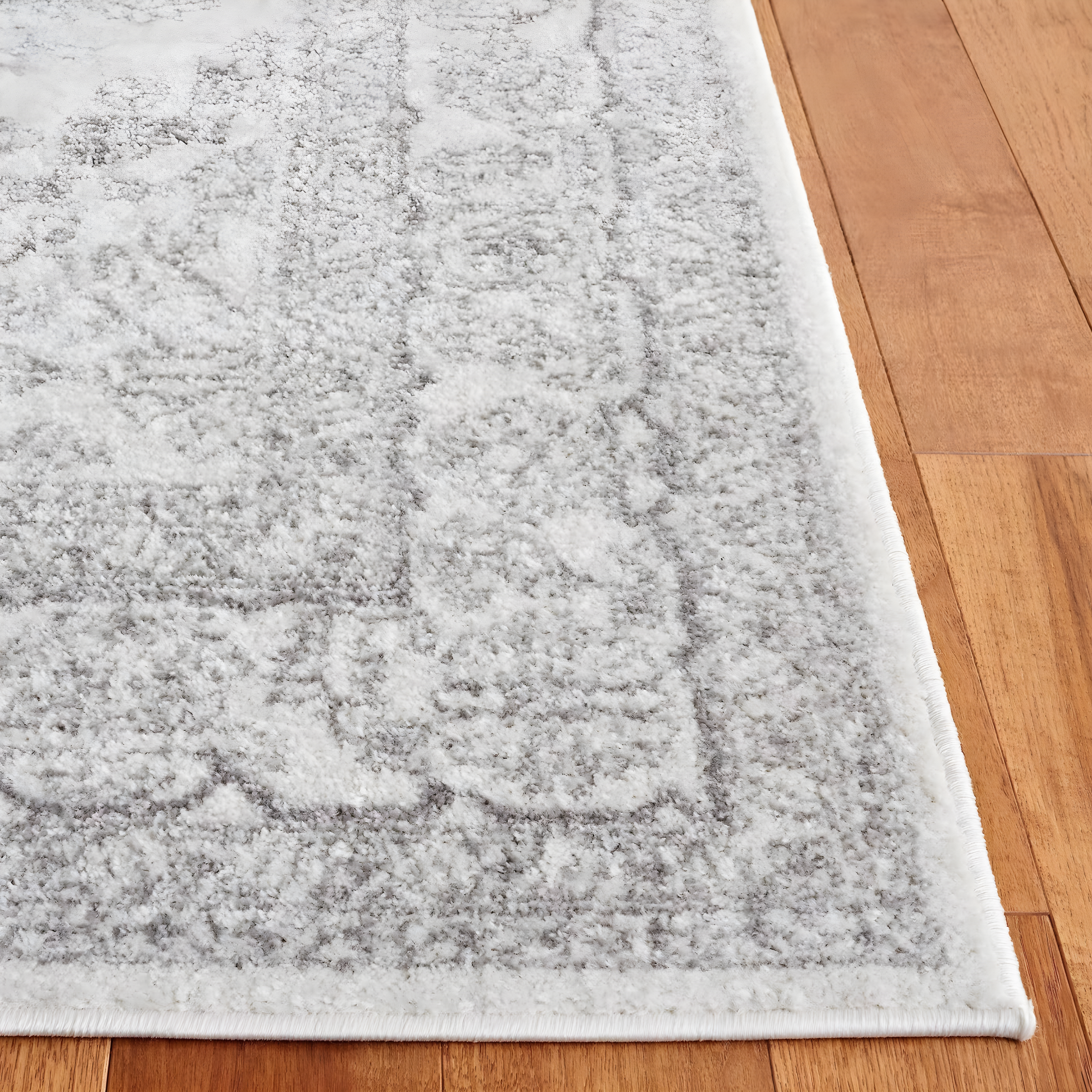Adirondack ADR108 Power Loomed Area Rug - Ivory/Silver - 8'x10' - Safavieh.