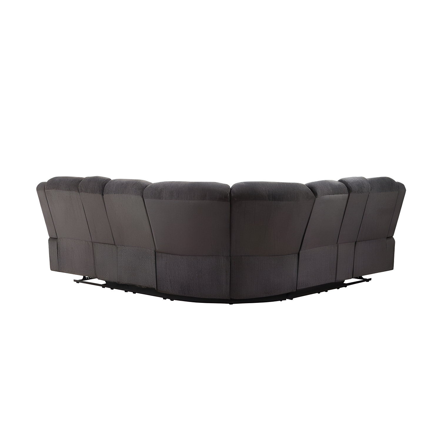 Wade Logan® Agatino Contemporary Motion Sectional Sofa with Storage and Cup-Holder in Dark Brown