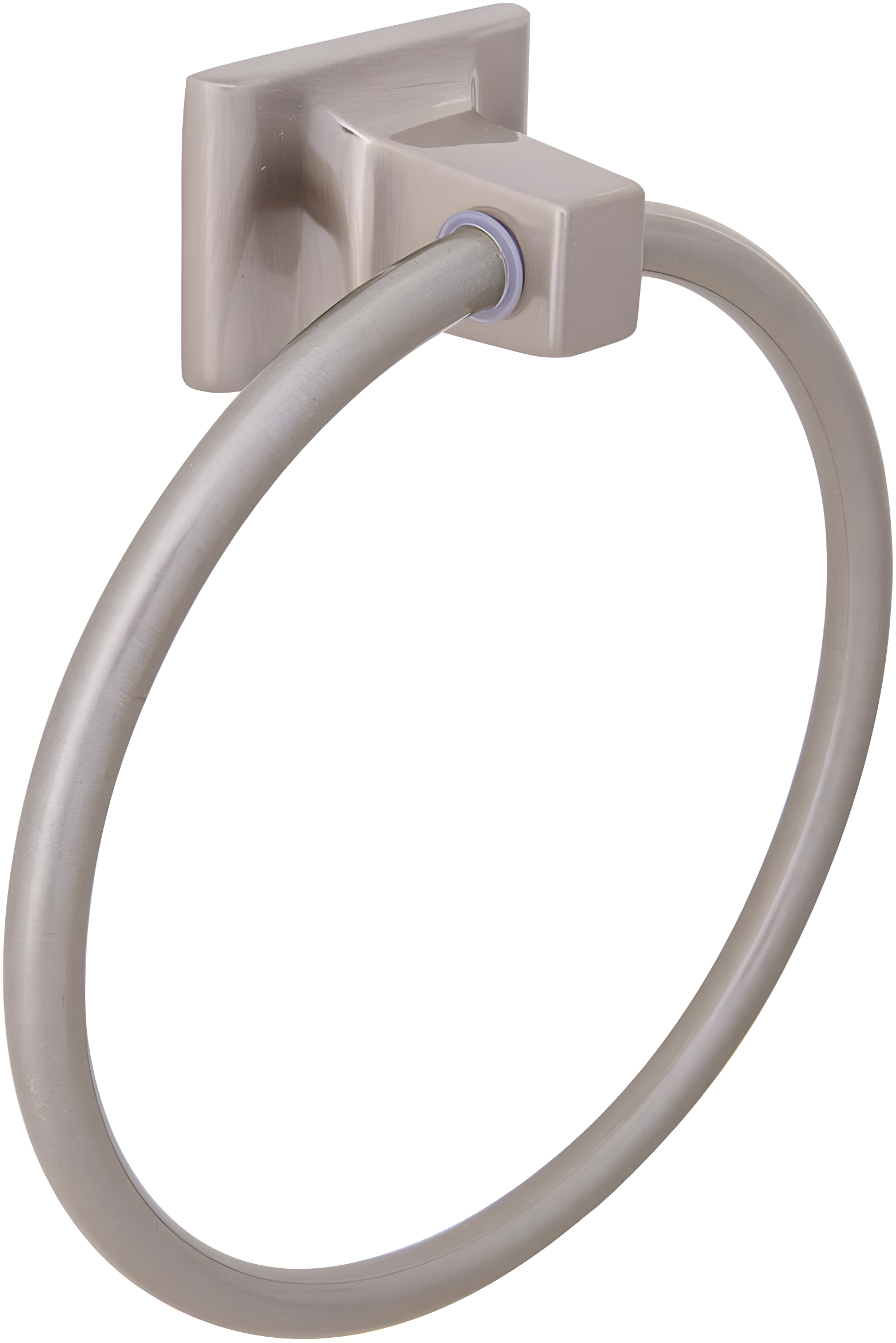 Design House 539163 Millbridge Wall-Mounted Towel Ring for Bathroom, Satin Nickel Finish