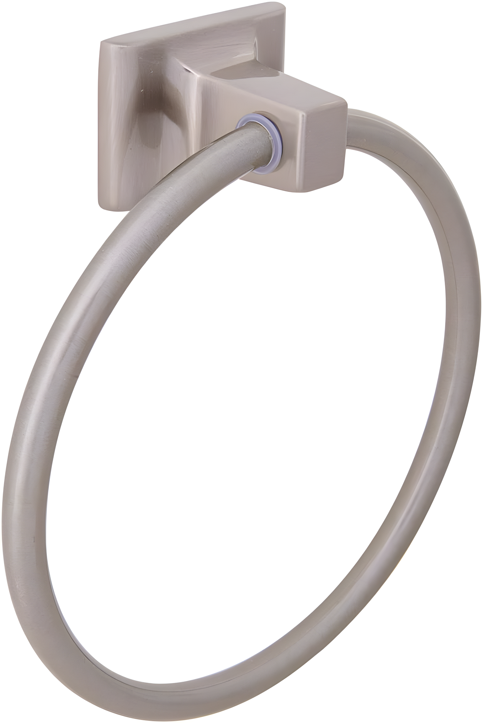 Design House 539163 Millbridge Wall-Mounted Towel Ring for Bathroom, Satin Nickel Finish