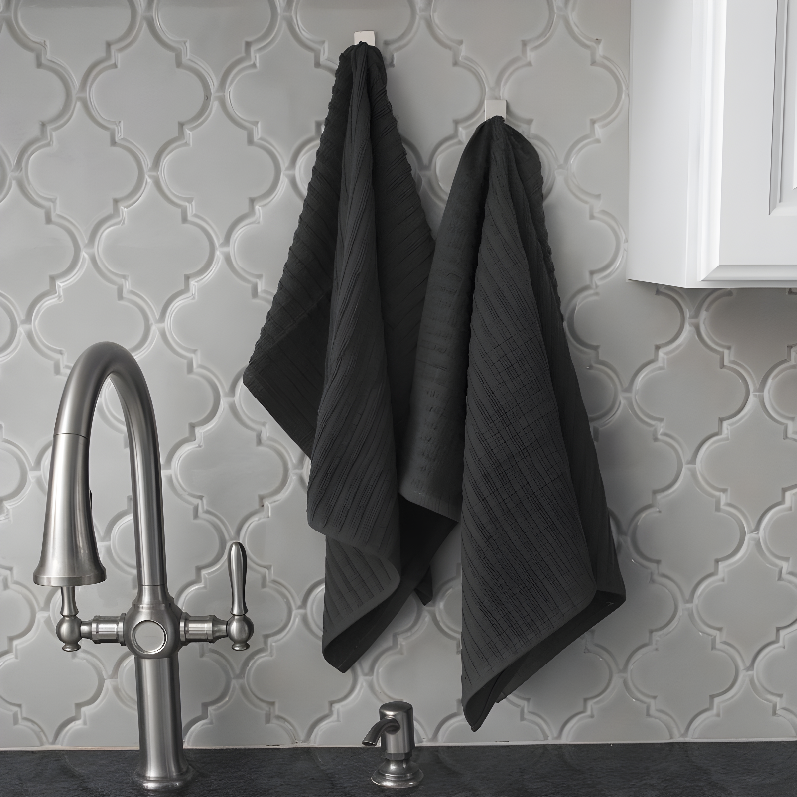 RITZ RITZ Cotton Waffle Tea Towel Kitchen Towel (Set of 2)