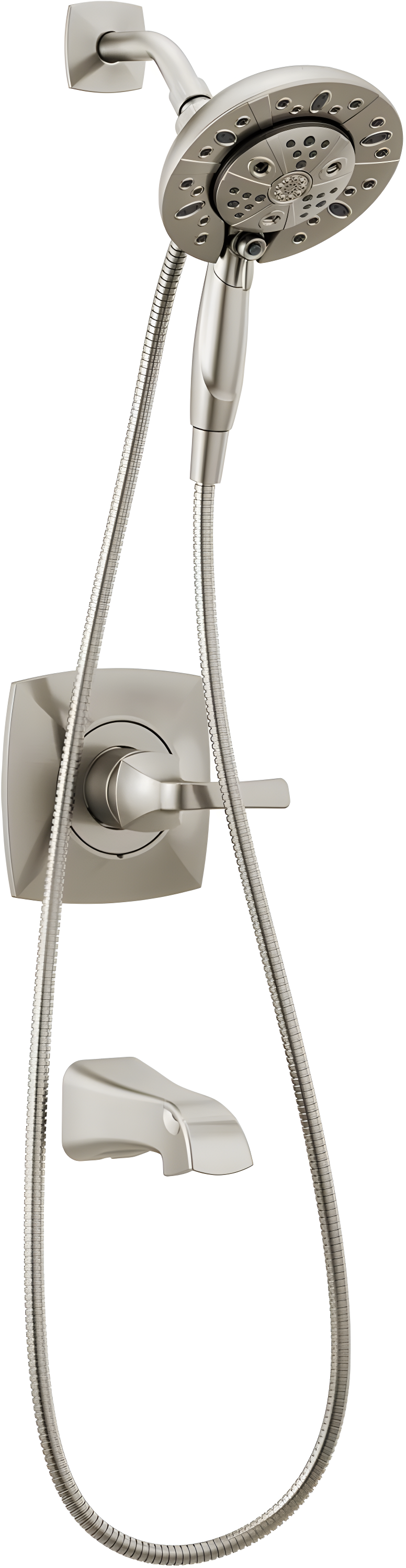 Vesna Single-Function Tub Shower Faucet Set, Shower Trim Kit with In2ition Shower Head and Valve