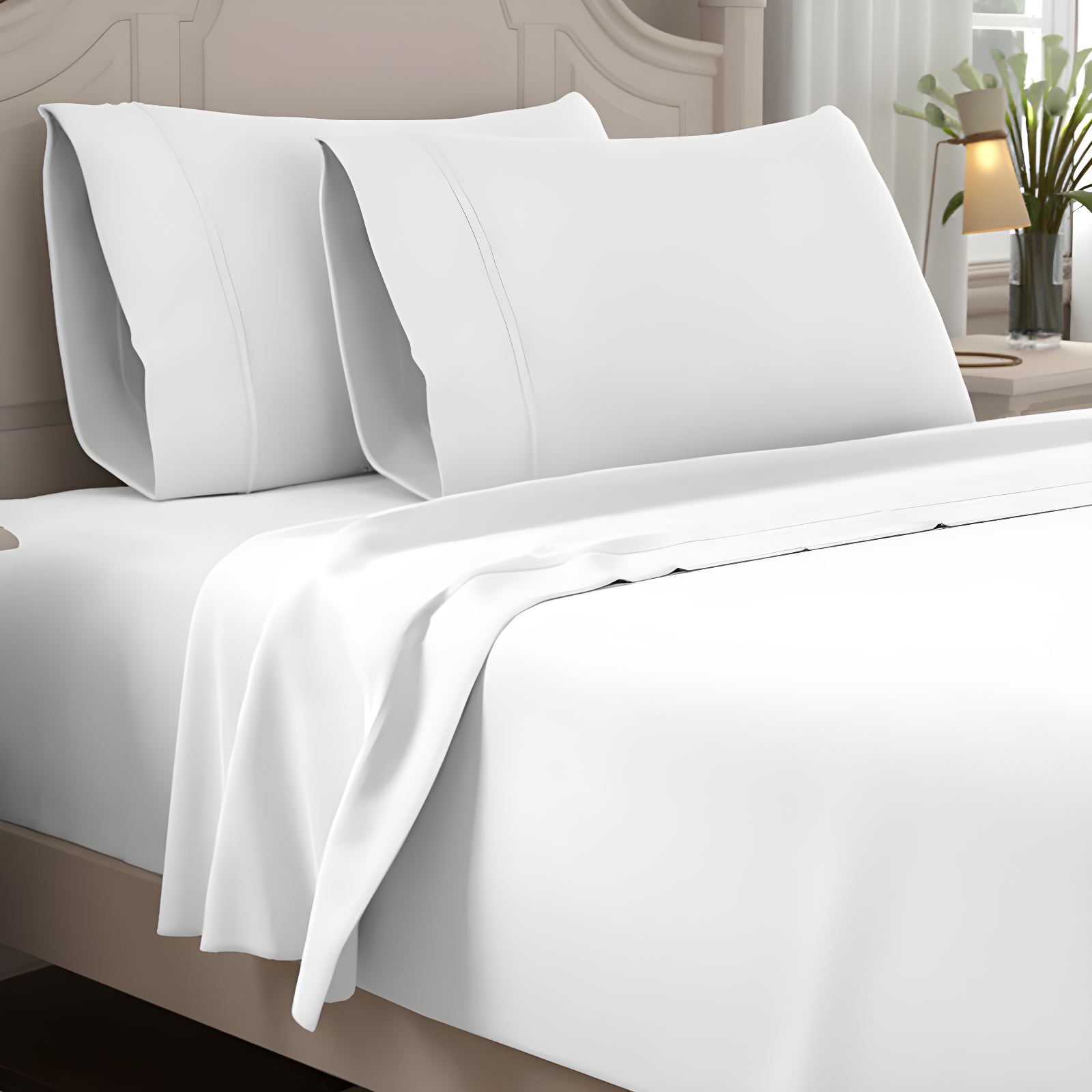 Ultimate Percale 100% Cotton 400TC Cool & Crisp Sheet Set