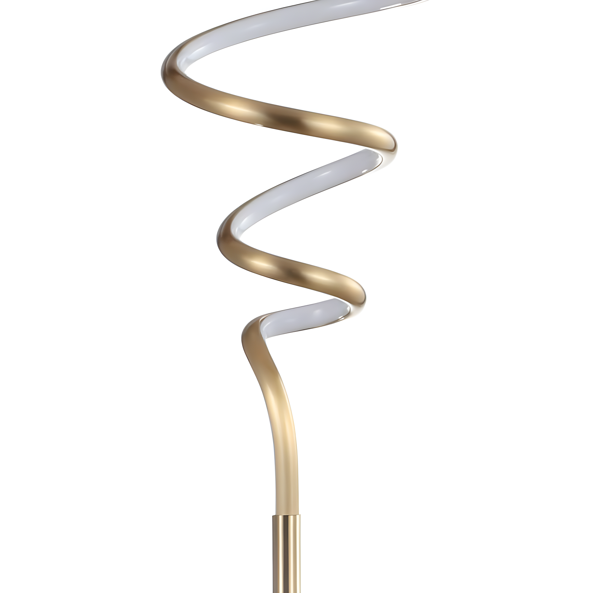 Scribble 60.5" Gold Modern Metal LED Floor Lamp