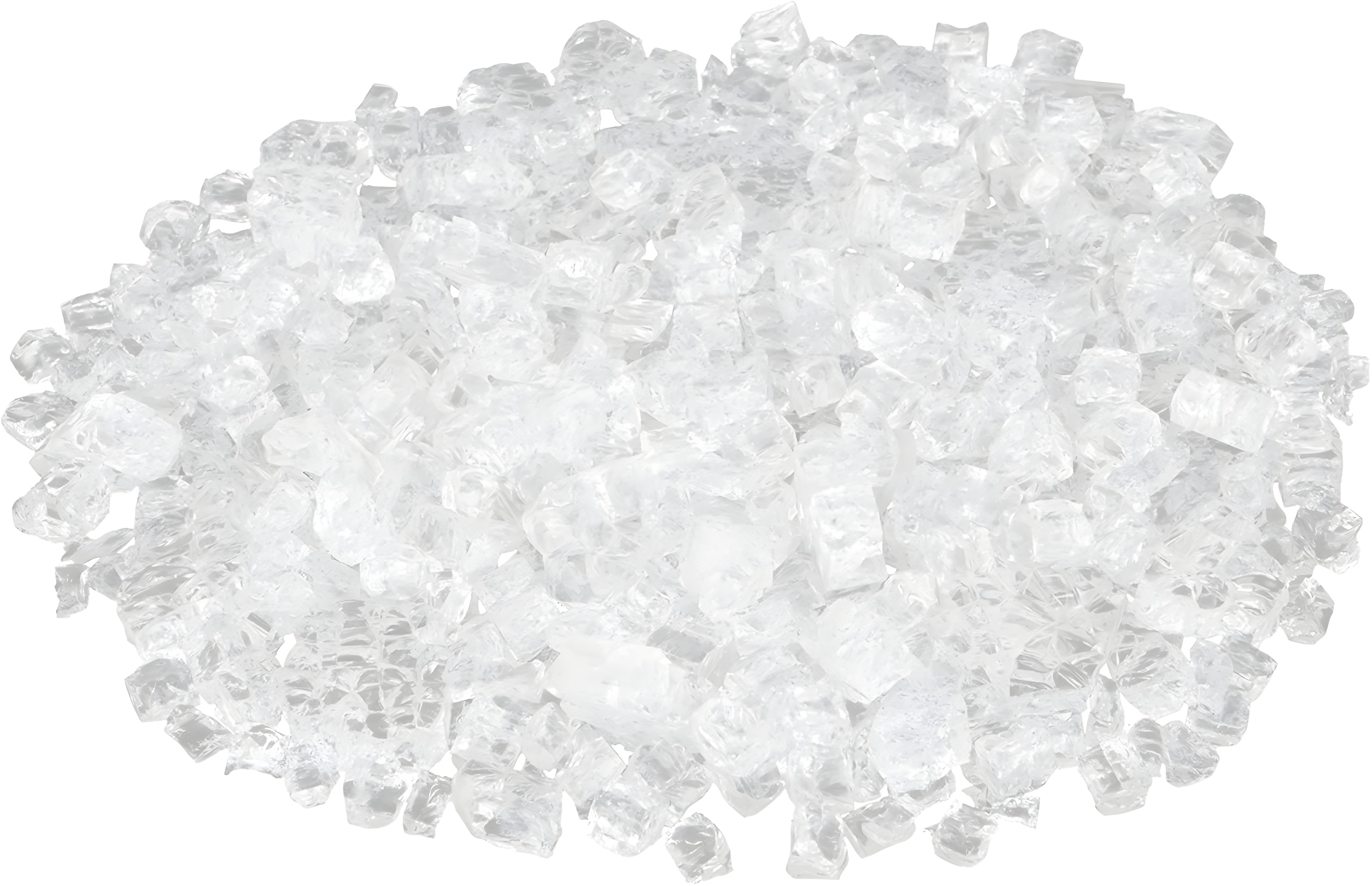 Fire Sense Fire Sense Premium Sparkling Reflective Tempered Fire Glass for Fire Pits Easy to Install-10 Lbs Crystal Clear