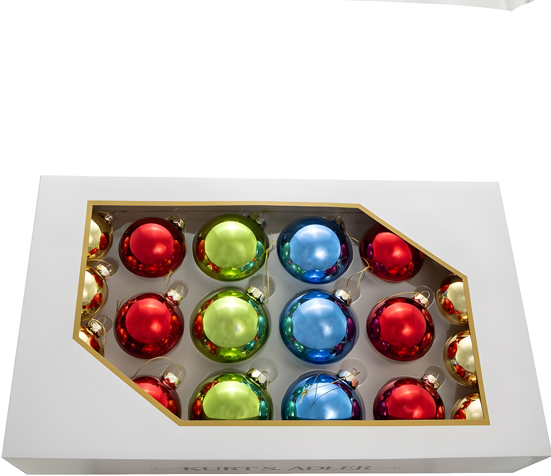 Kurt Adler Glass Ball Ornament