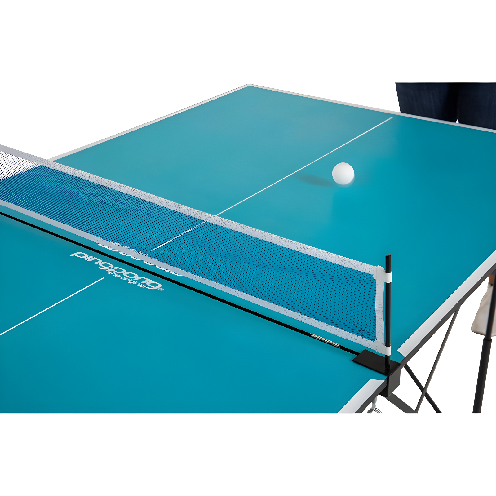 Ping-Pong Pop up Foldable Indoor Table Tennis Table with Paddles and Balls (19mm Thick)
