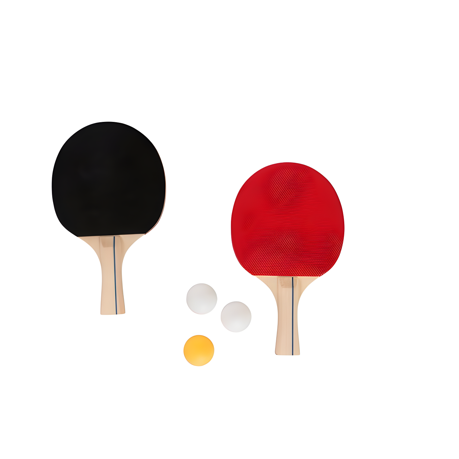 Ping-Pong Pop up Foldable Indoor Table Tennis Table with Paddles and Balls (19mm Thick)