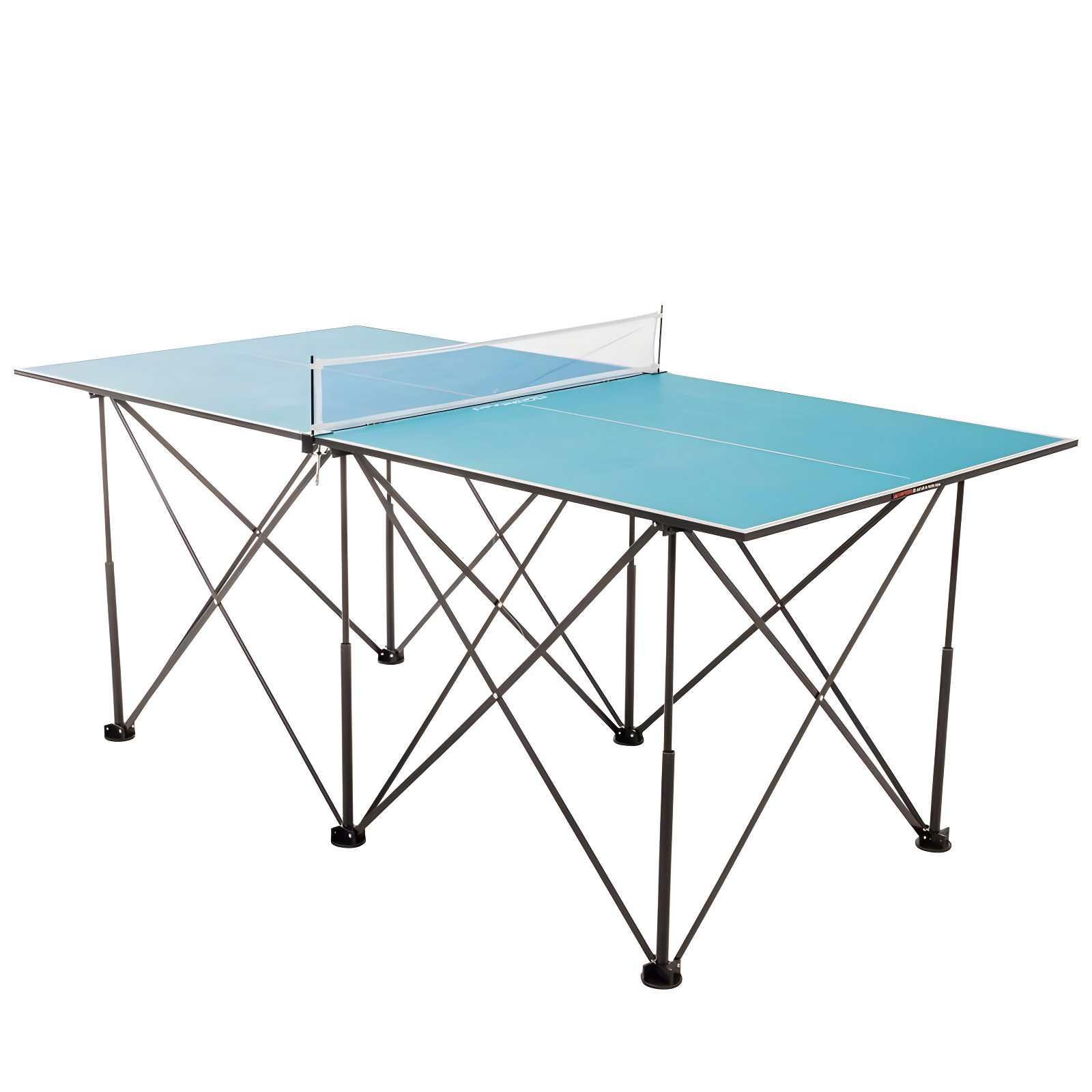 Ping-Pong Pop up Foldable Indoor Table Tennis Table with Paddles and Balls (19mm Thick)