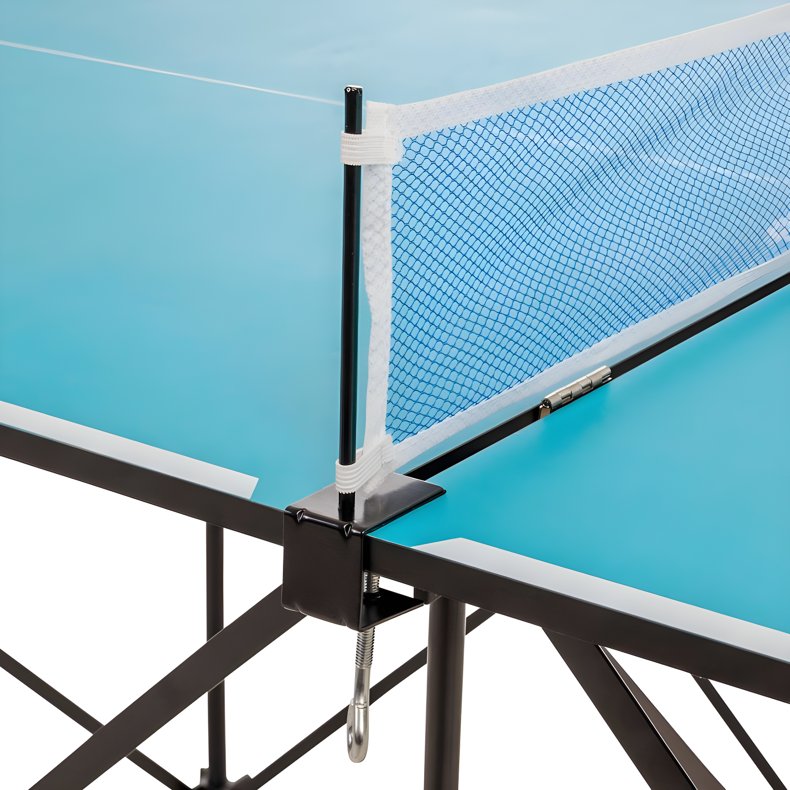 Ping-Pong Pop up Foldable Indoor Table Tennis Table with Paddles and Balls (19mm Thick)