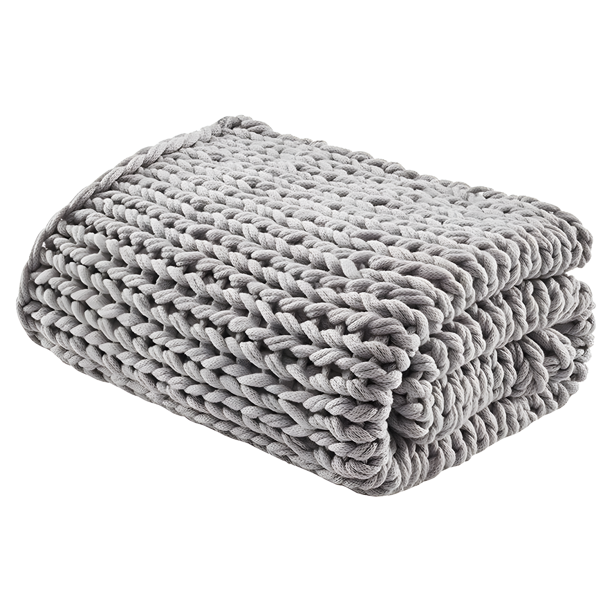 Kelly Clarkson Home Madison Hand Made Chunky Double Knit Throw Blanket