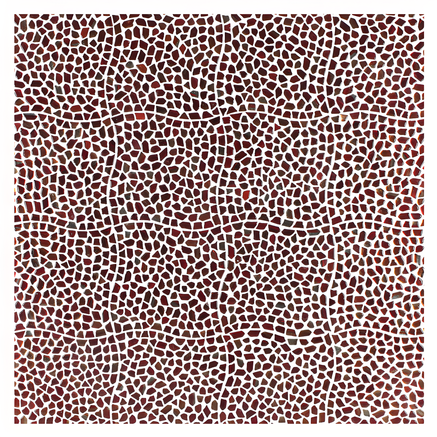 Bond Tile Fractal Pebble 11.88 in. x 11.88 in. Polished Glass Wall Mosaic Tile (0.98 Sq. Ft. / Each)
