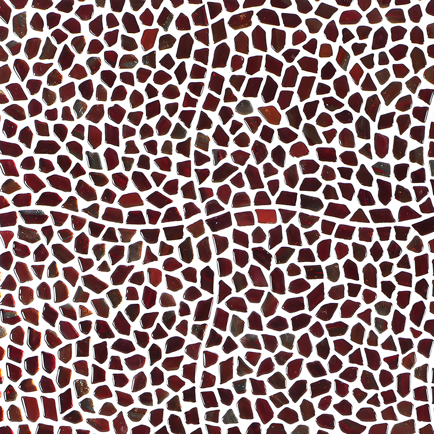 Bond Tile Fractal Pebble 11.88 in. x 11.88 in. Polished Glass Wall Mosaic Tile (0.98 Sq. Ft. / Each)