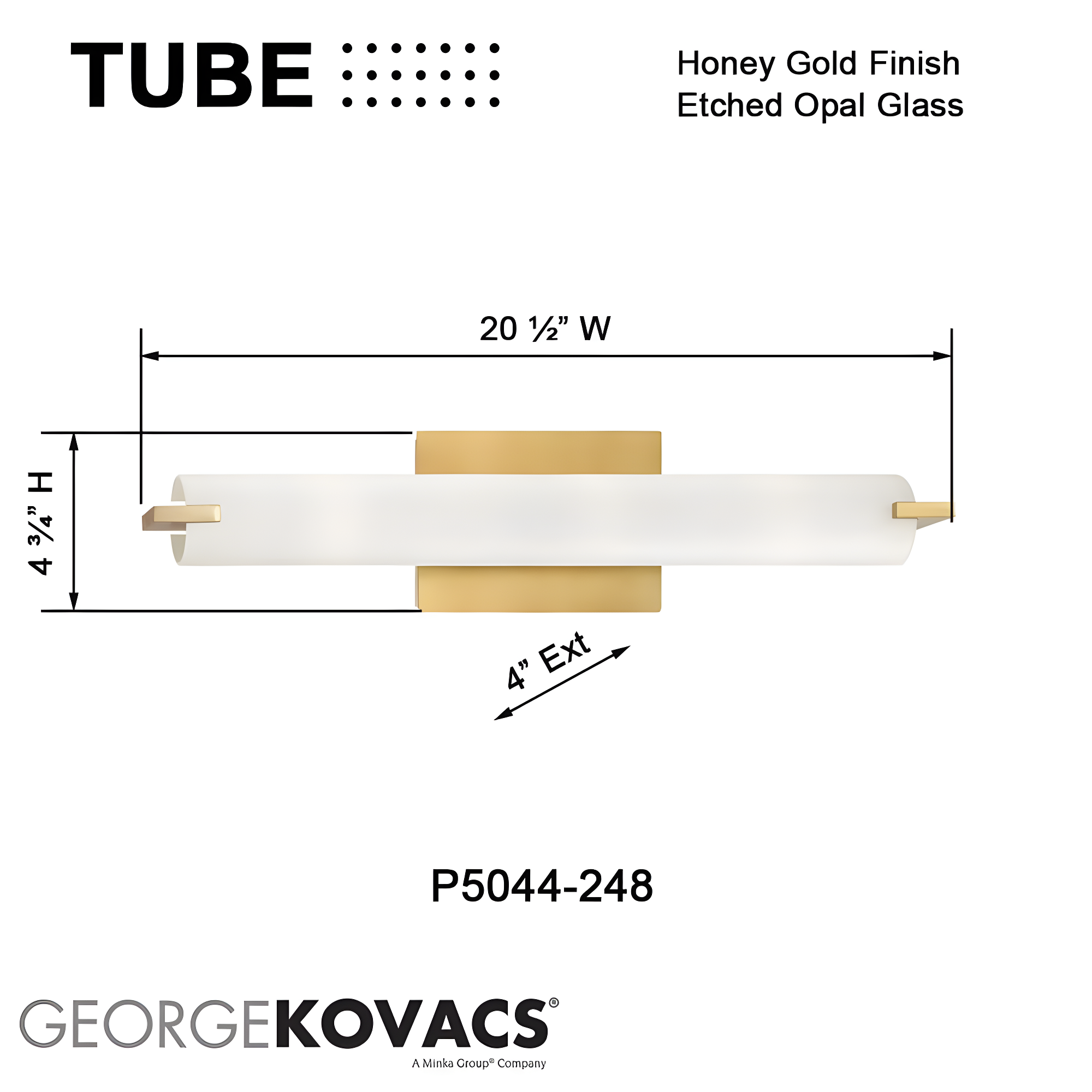Tube Armed Sconce