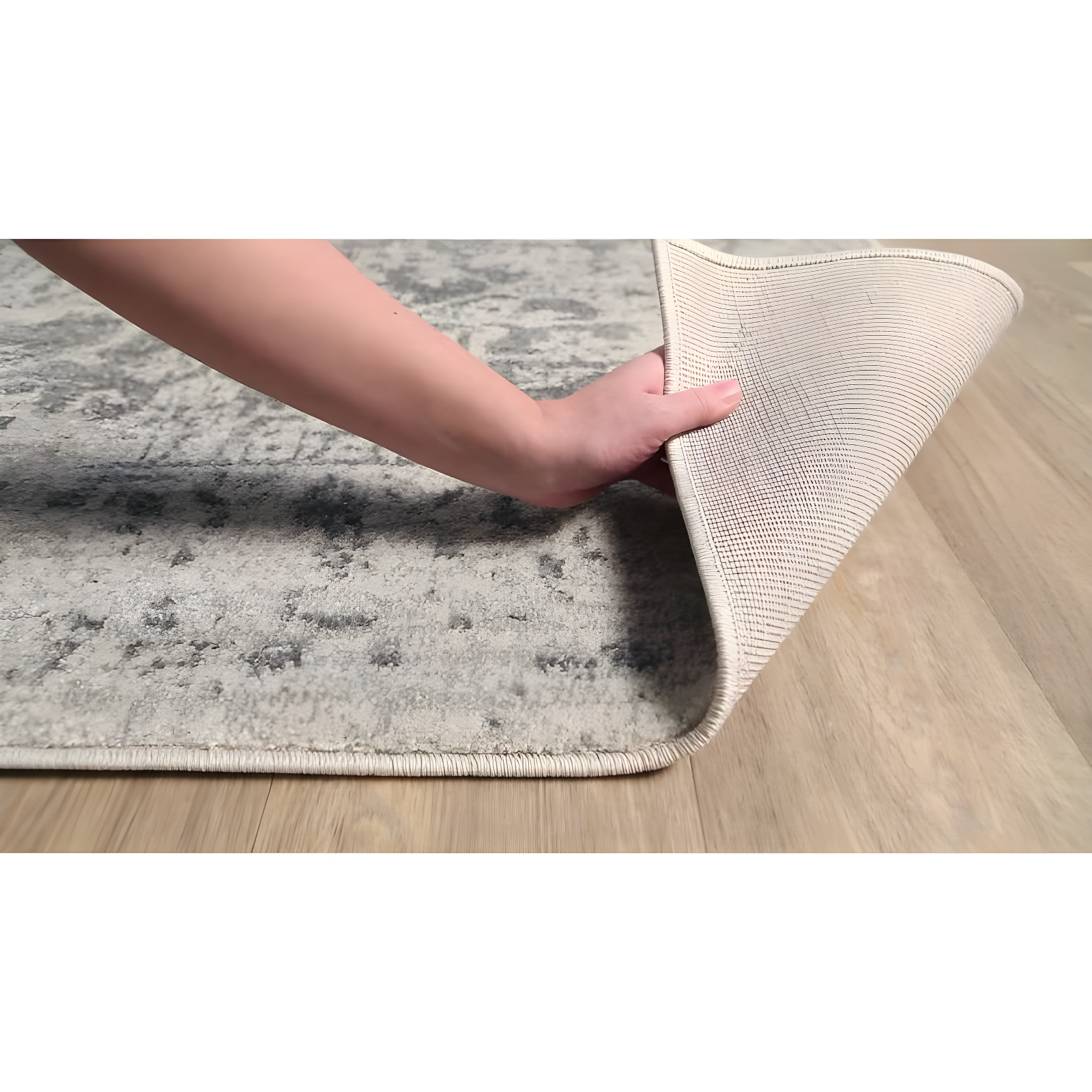 Prisha Rug - White and Blue / 9' x 12'6"