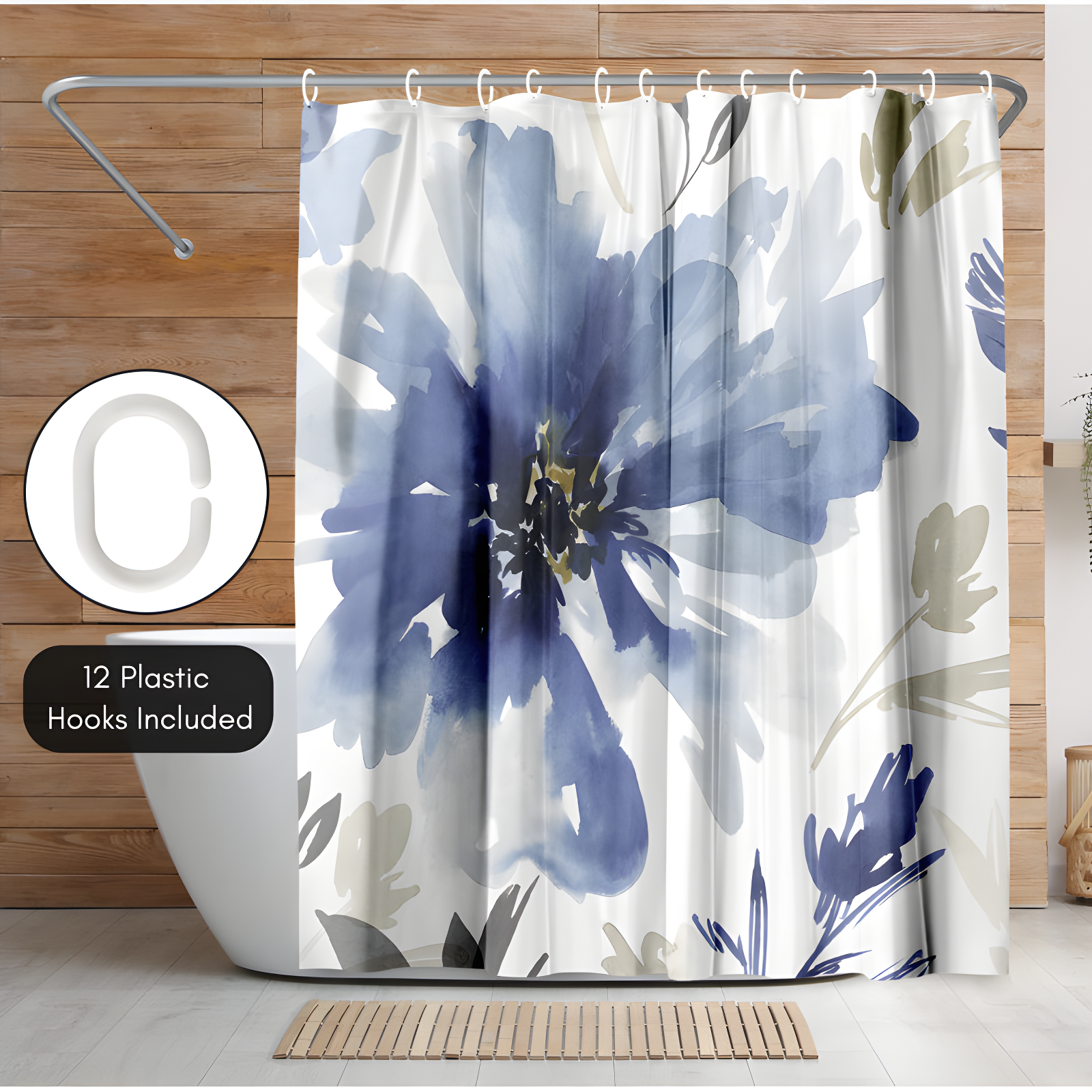 The Twillery Co.® Shower Curtain Finesse by PI Creative Art