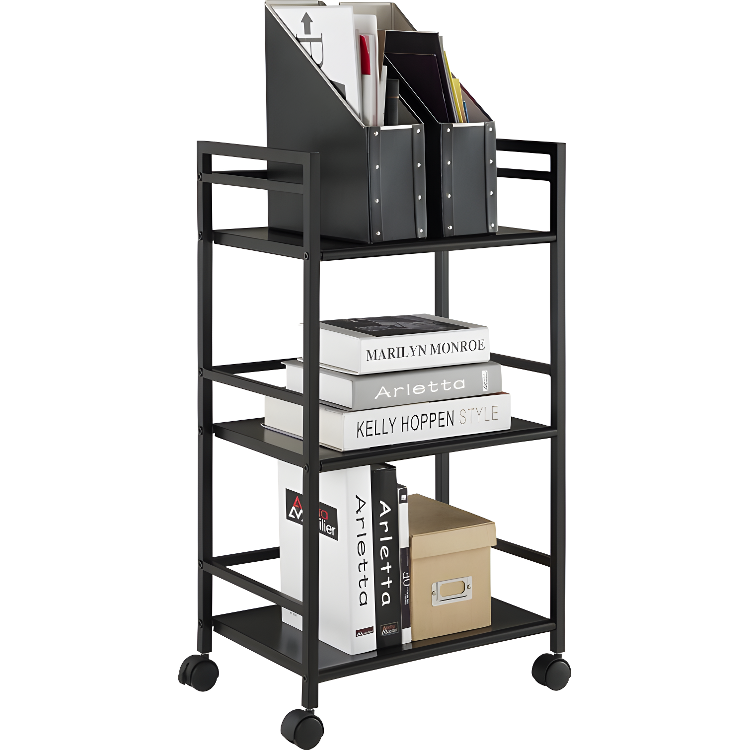 Marshall 29.9'' H x 16.85'' W Utility Cart with Wheels