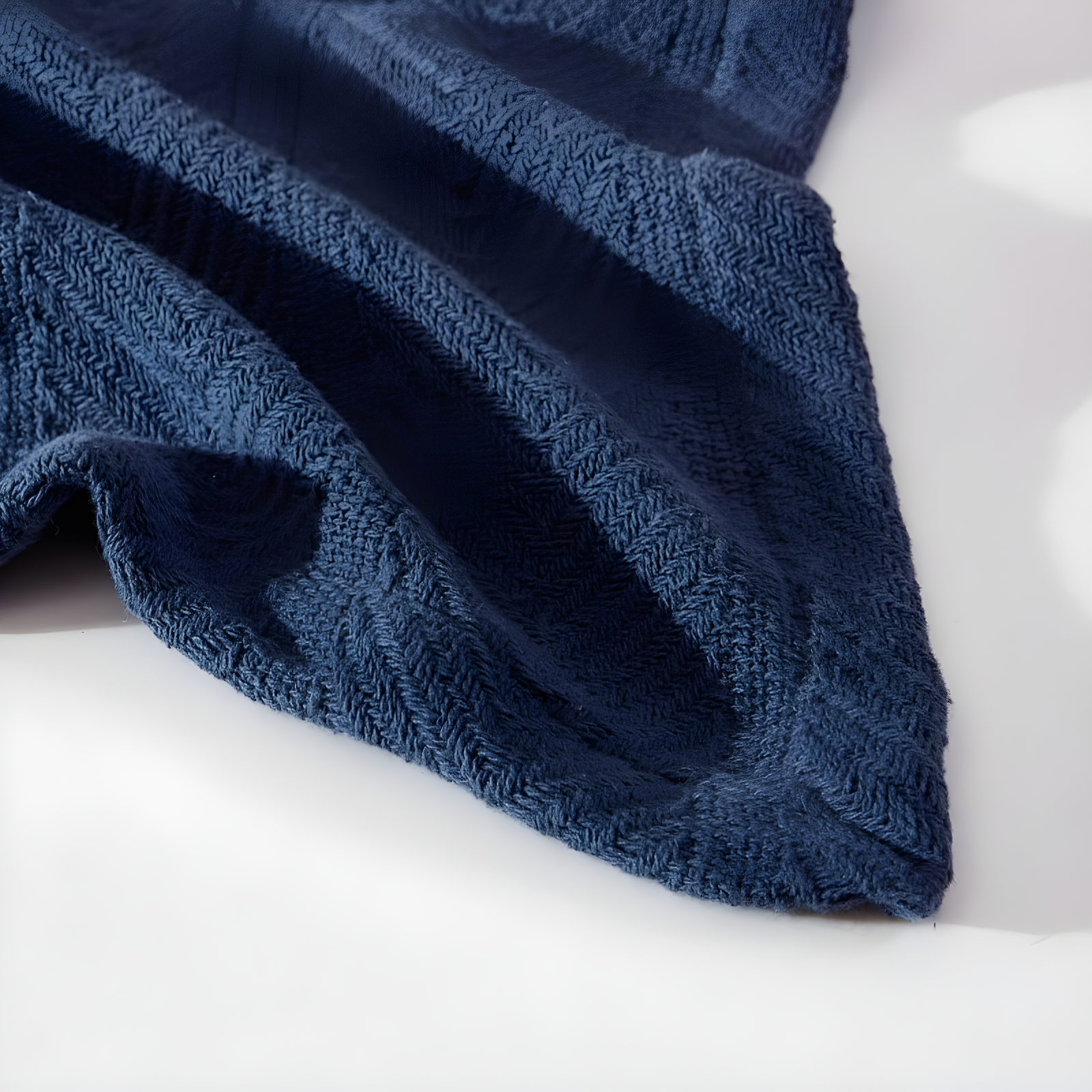 Eddie Bauer Herringbone Cotton Reversible Blanket