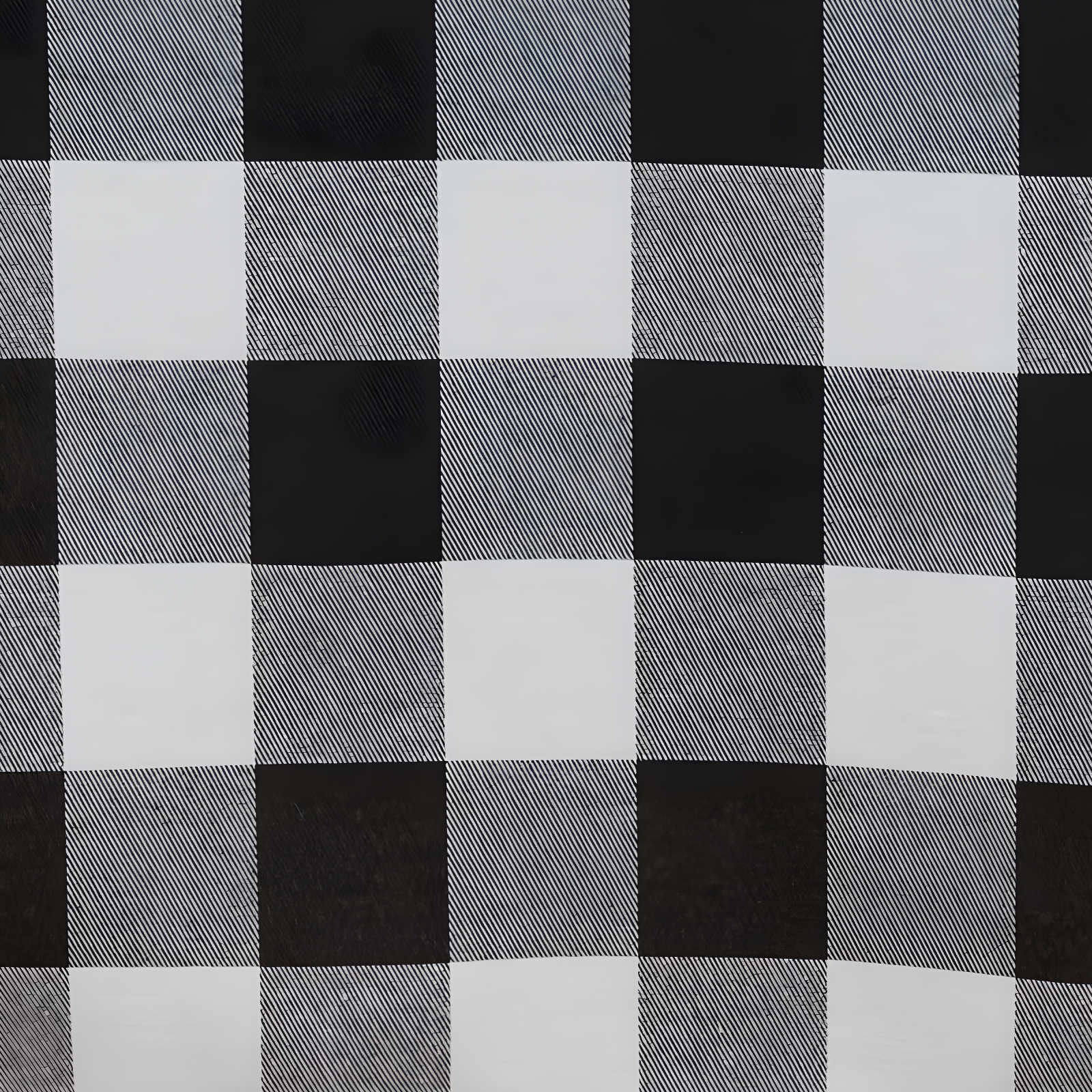 Saro Lifestyle Buffalo Plaid Cotton Blend Tablecloth, Black, 70" x 90"