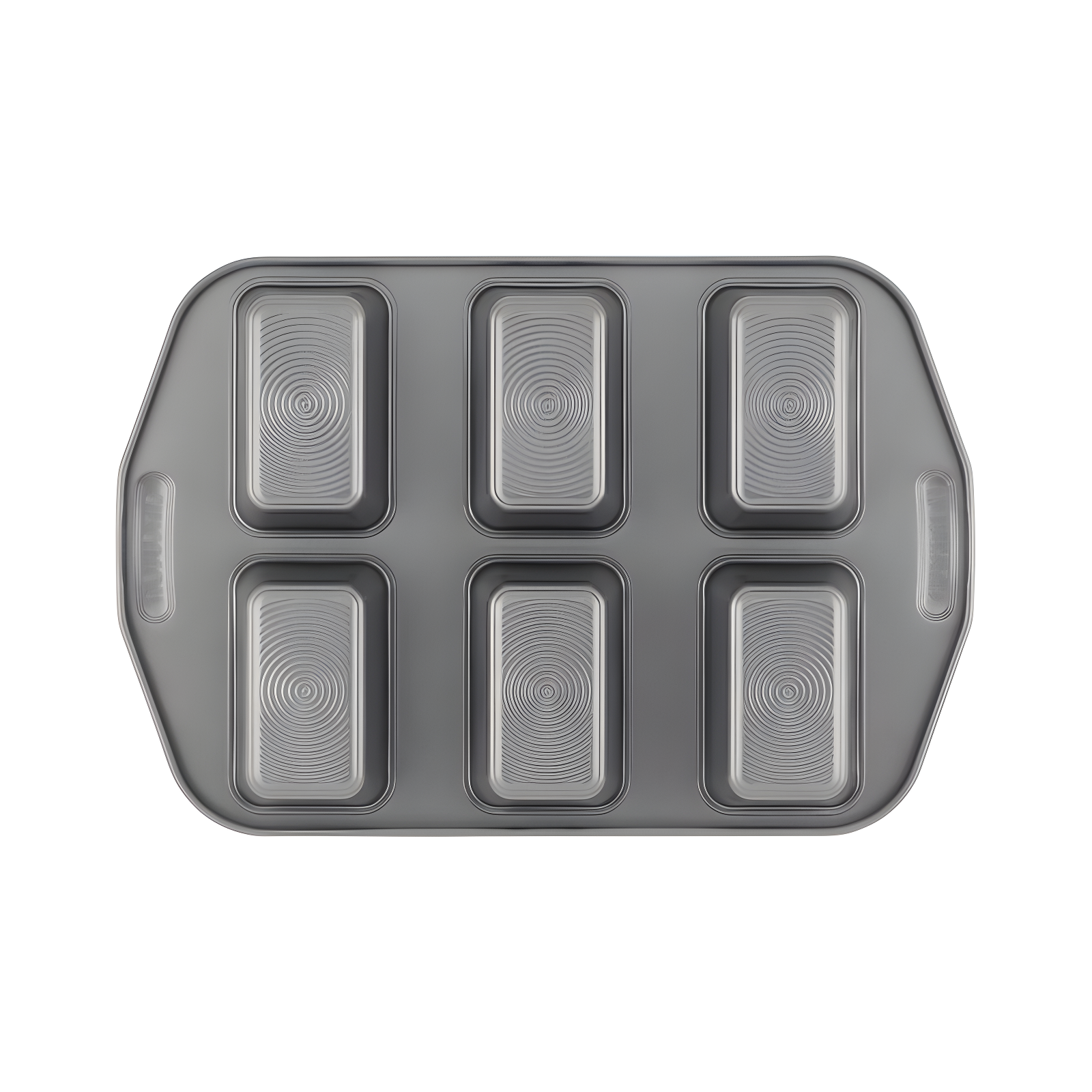 Circulon Circulon Nonstick Bakeware Mini Loaf Pan, 6-Cup, Gray