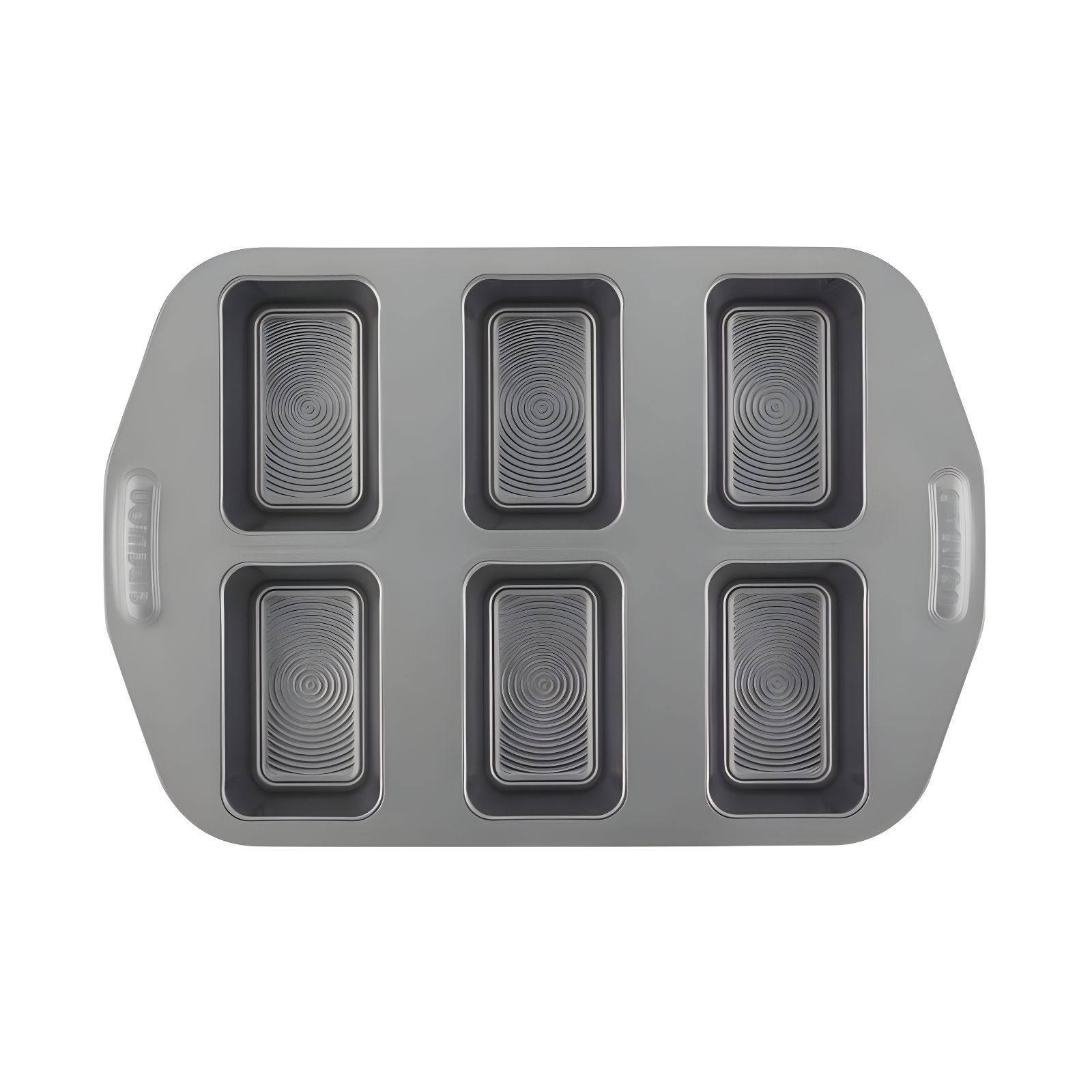 Circulon Circulon Nonstick Bakeware Mini Loaf Pan, 6-Cup, Gray