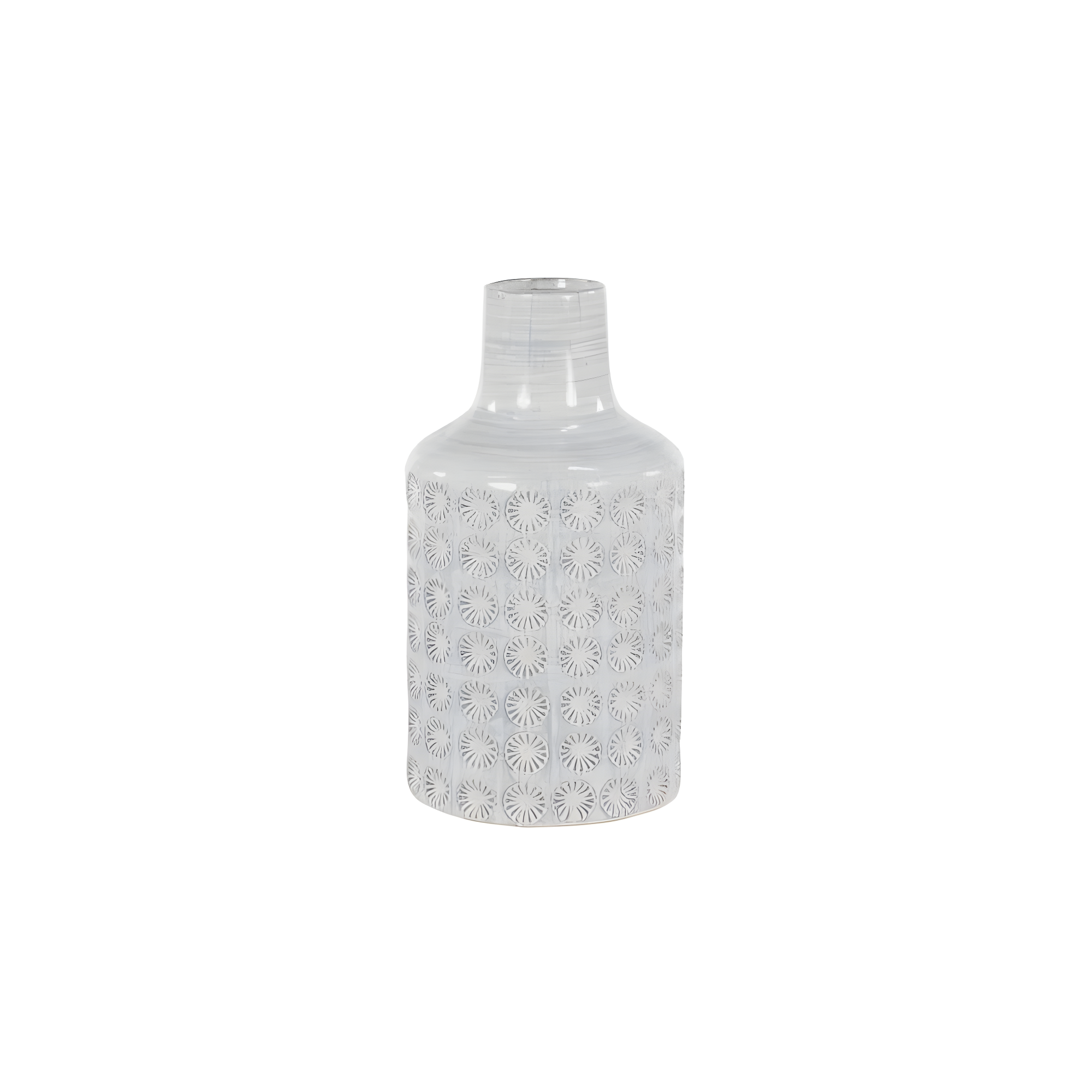 CosmoLiving by Cosmopolitan Porcelain Ceramic Floral Decorative Vase