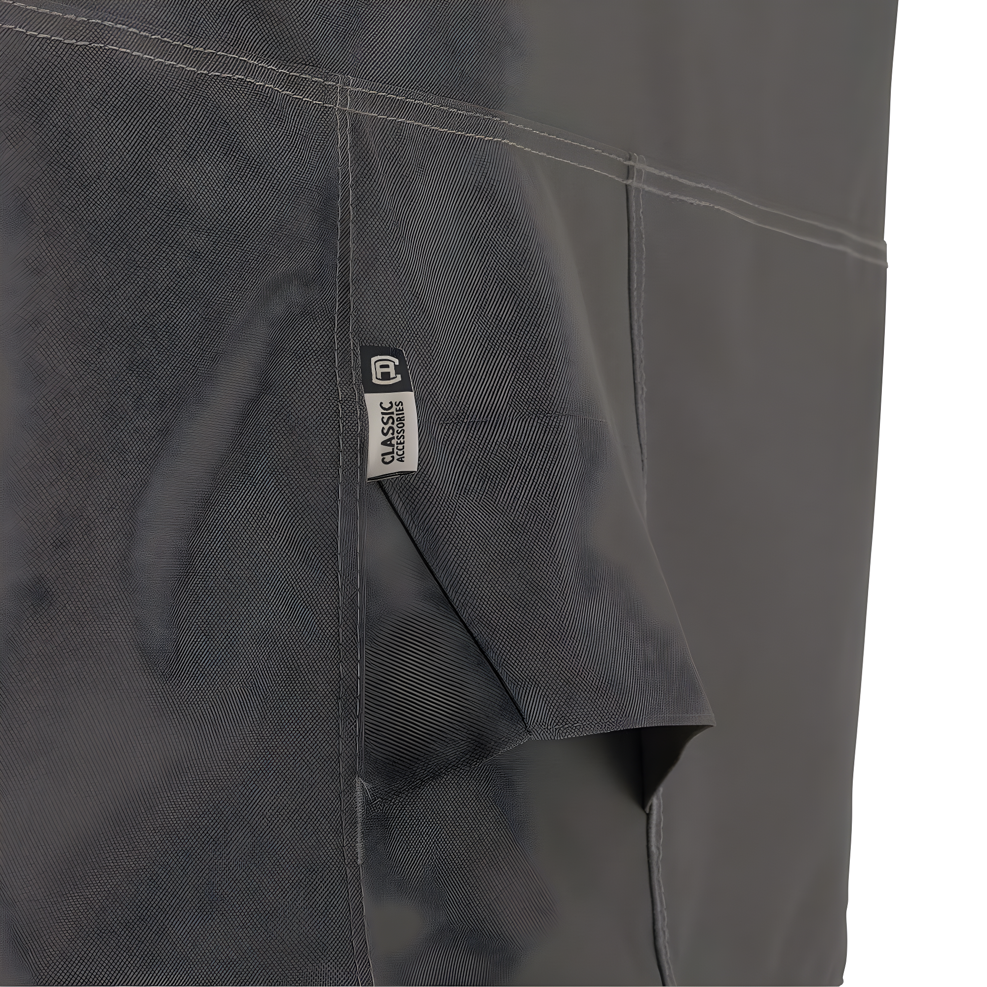 Classic Accessories Ravenna Water-Resistant 100 Inch Patio V-Shaped Sectional Lounge Set Cover