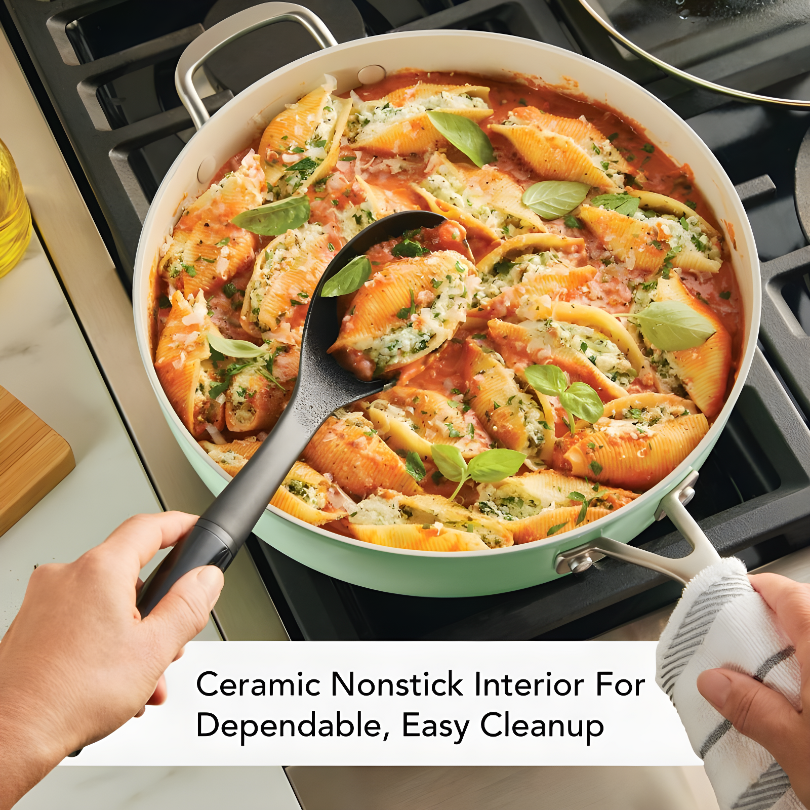 KitchenAid® KitchenAid® Hard Anodized Ceramic Nonstick Saute Pan with Lid, 5 Quart