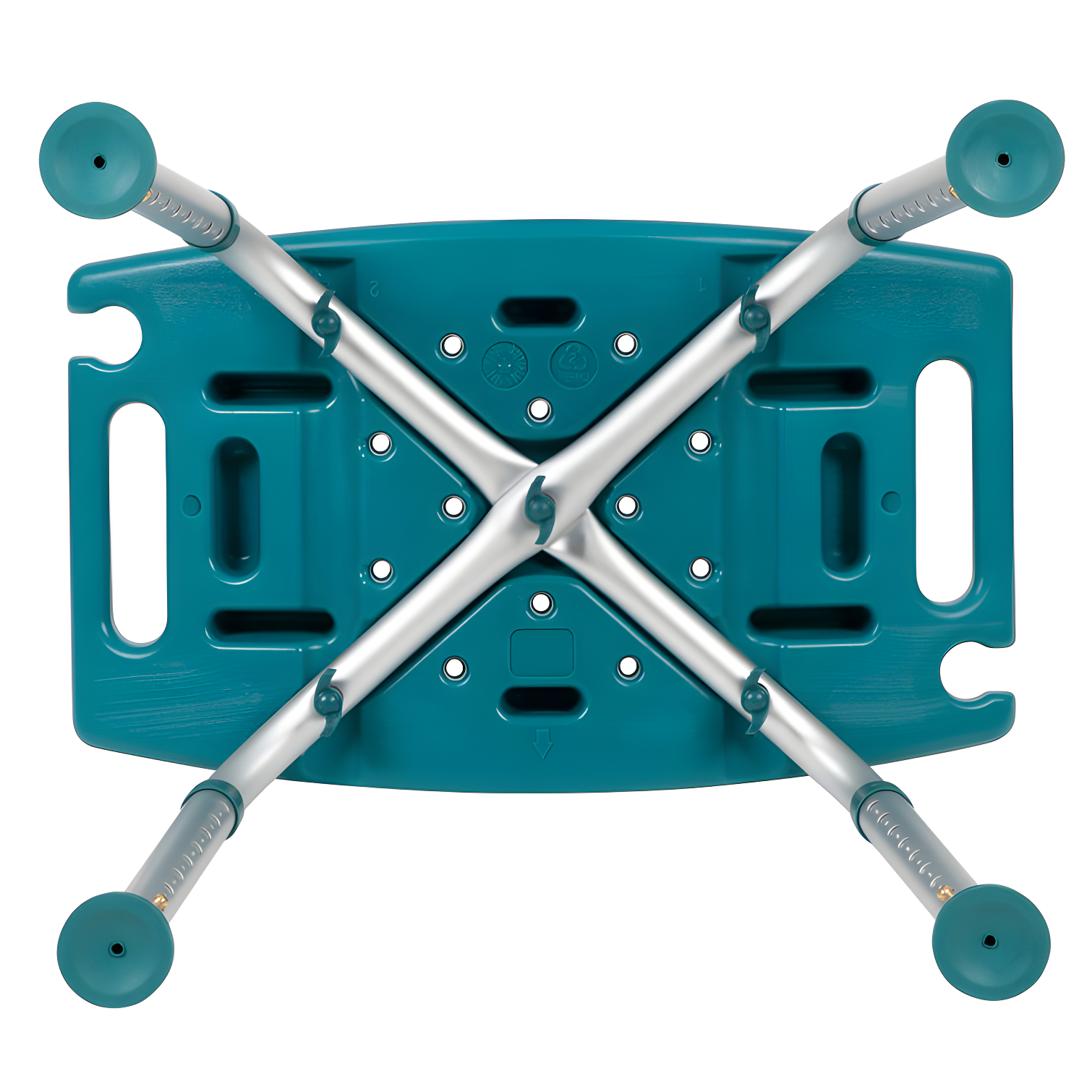 Hemsworth Tool-Free 300 Lb. Capacity, Adjustable Bath & Shower Chair w/ Non-slip Feet