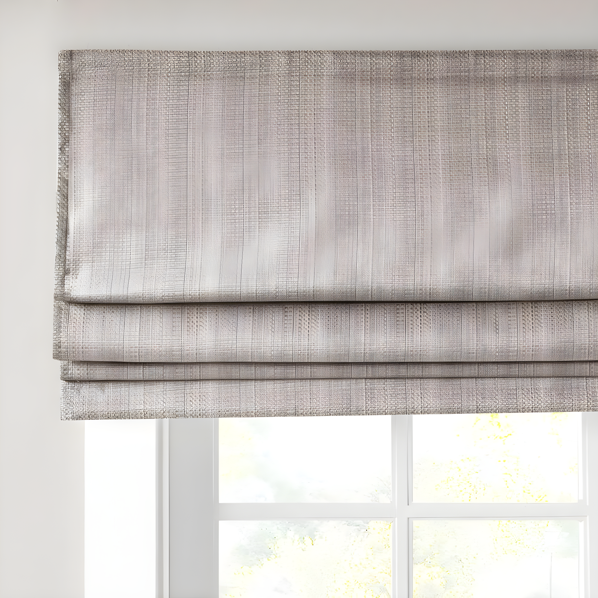 Galen Basketweave Cordless Room Darkening Roman Shade