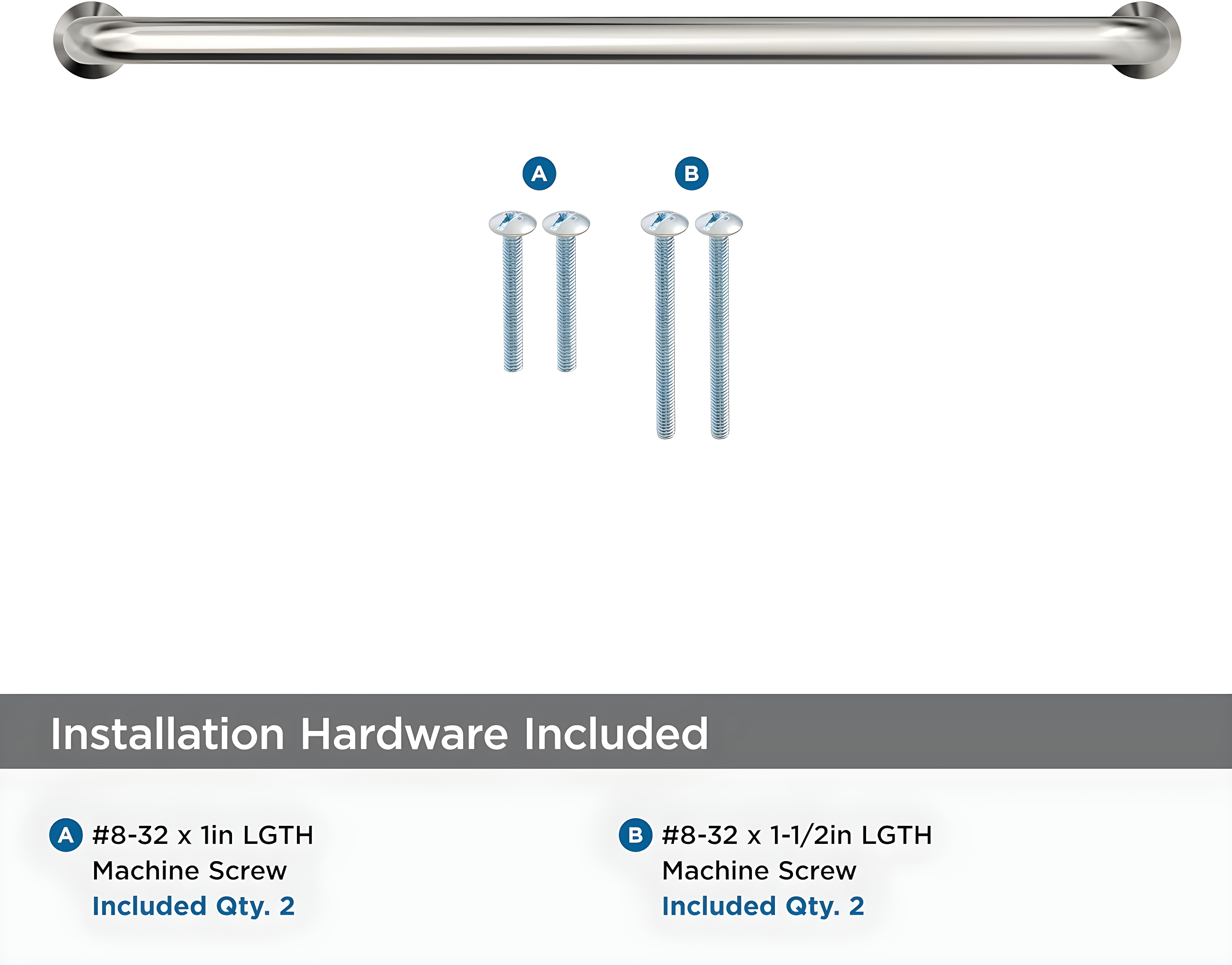 Amerock Factor 7-9/16 inch (192mm) Center-to-Center Polished Nickel Cabinet Pull