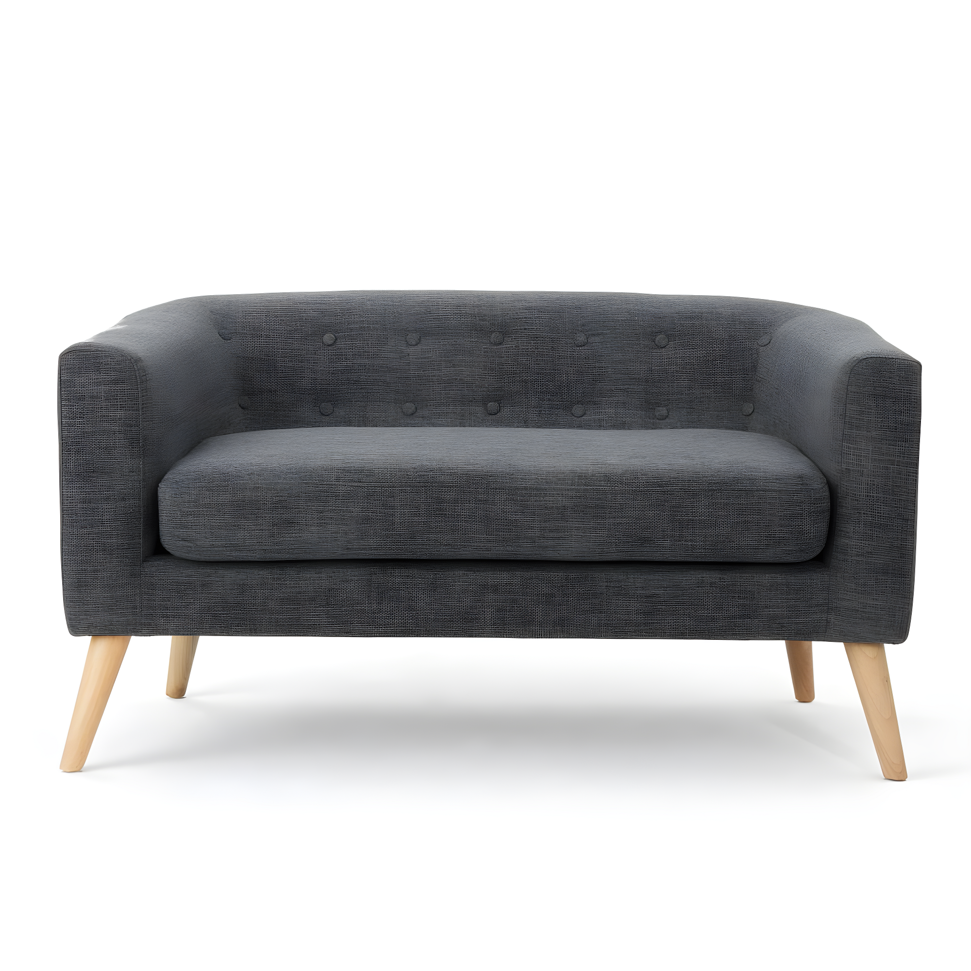 Bridie Mid-Century Loveseat Gray - Christopher Knight Home