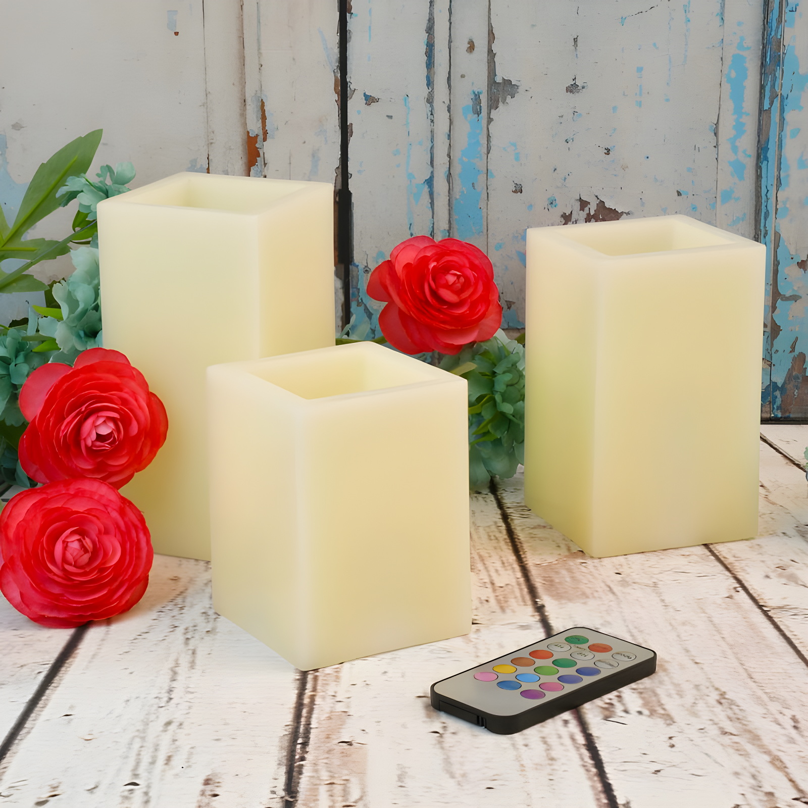 LumaBase Unscented Flameless Candle (Set of 3)