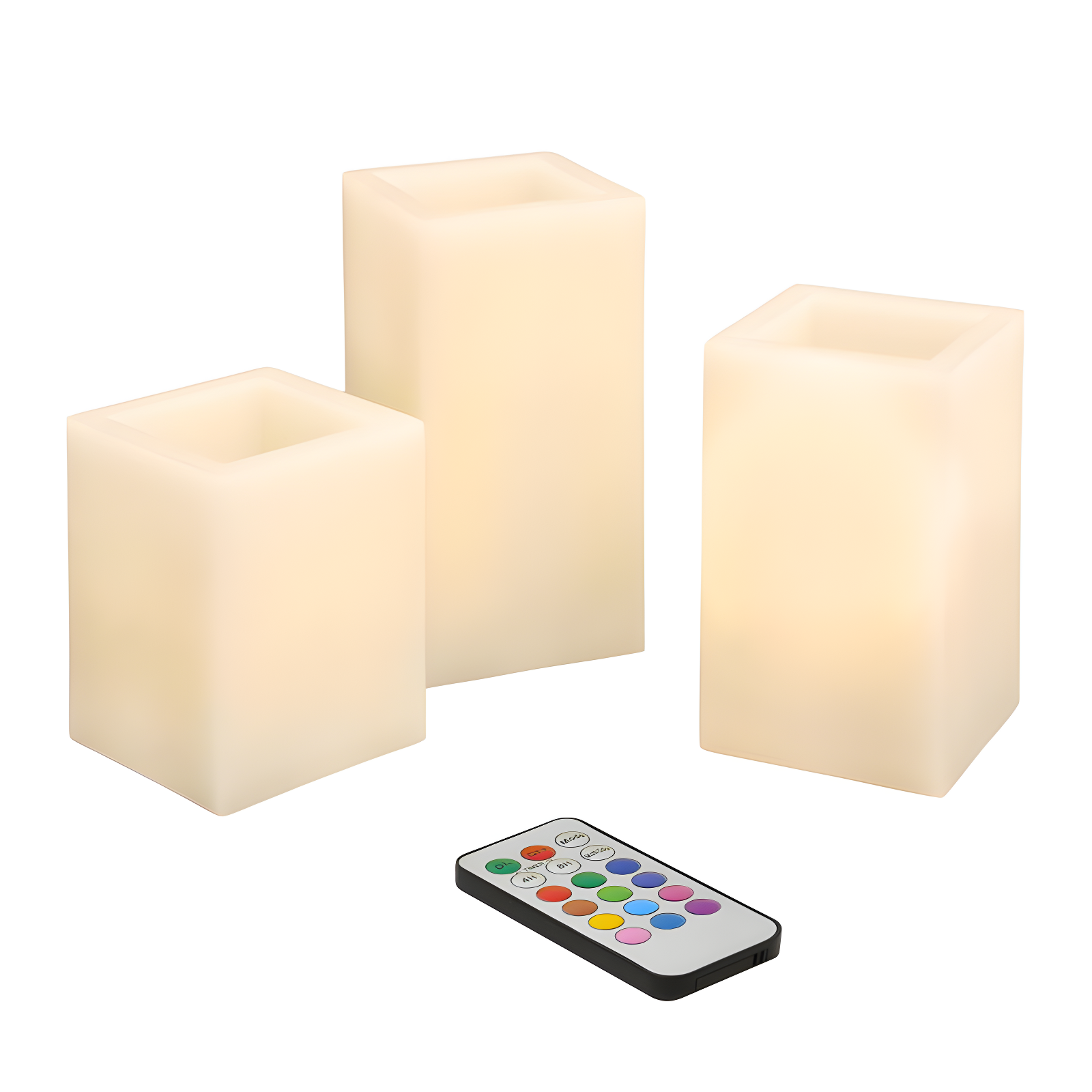 LumaBase Unscented Flameless Candle (Set of 3)