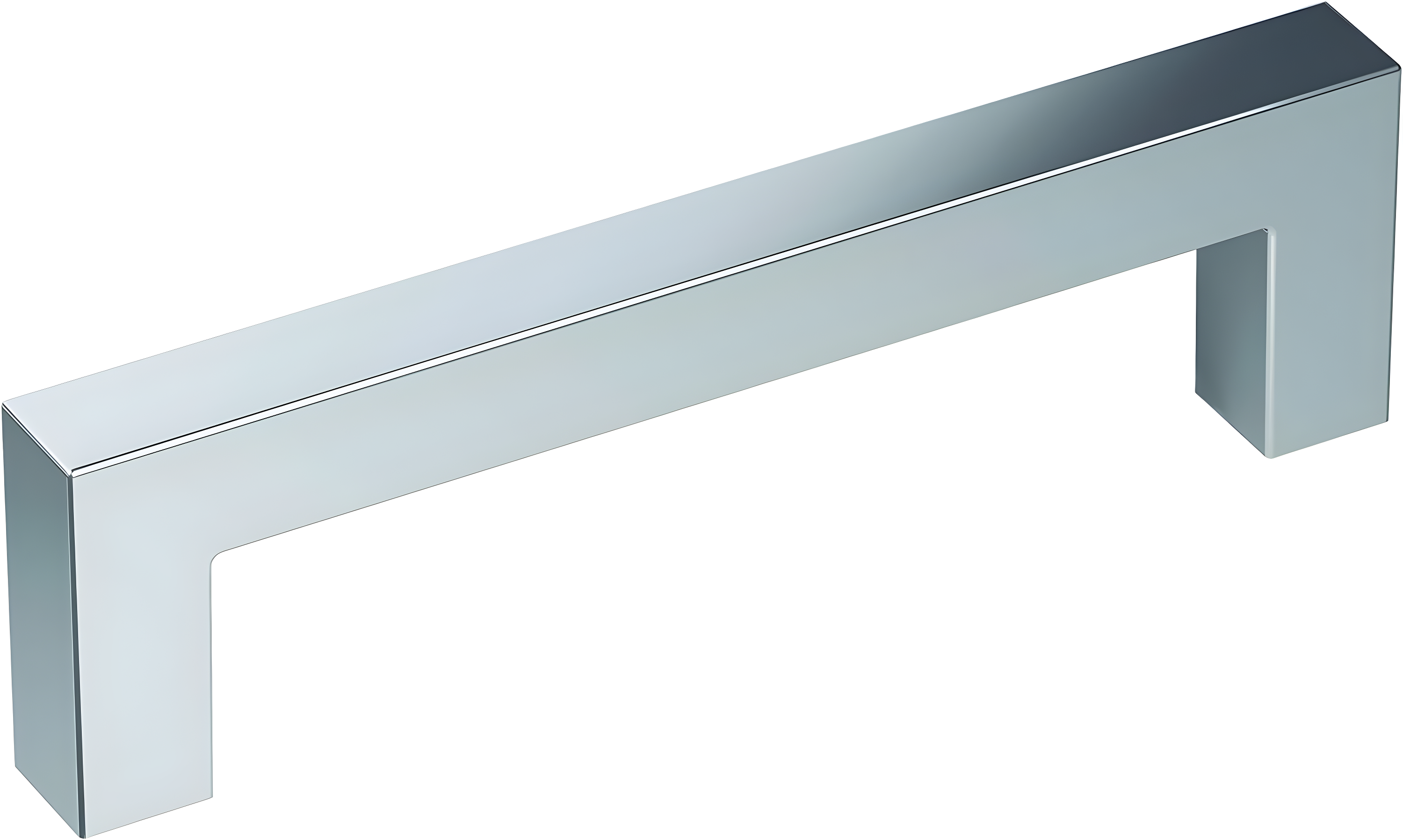 Amerock Monument 3-3/4 inch (96mm) Center-to-Center Polished Chrome Cabinet Pull