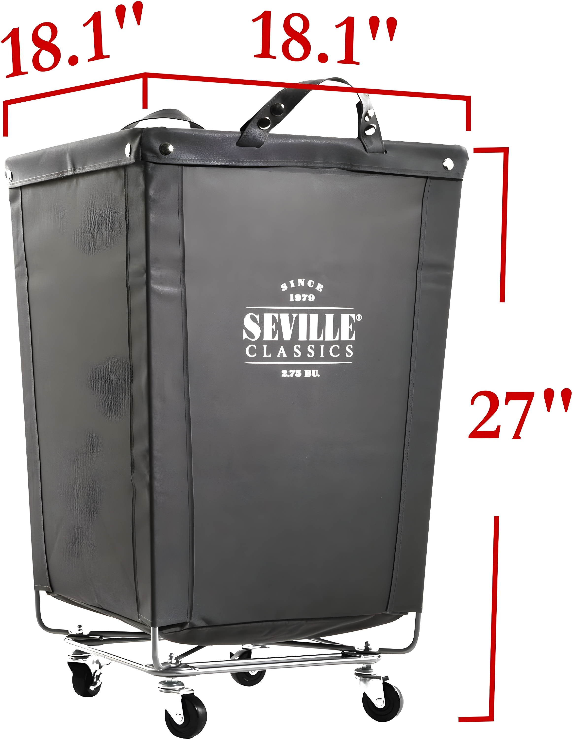 Rolling Commercial Laundry Hamper