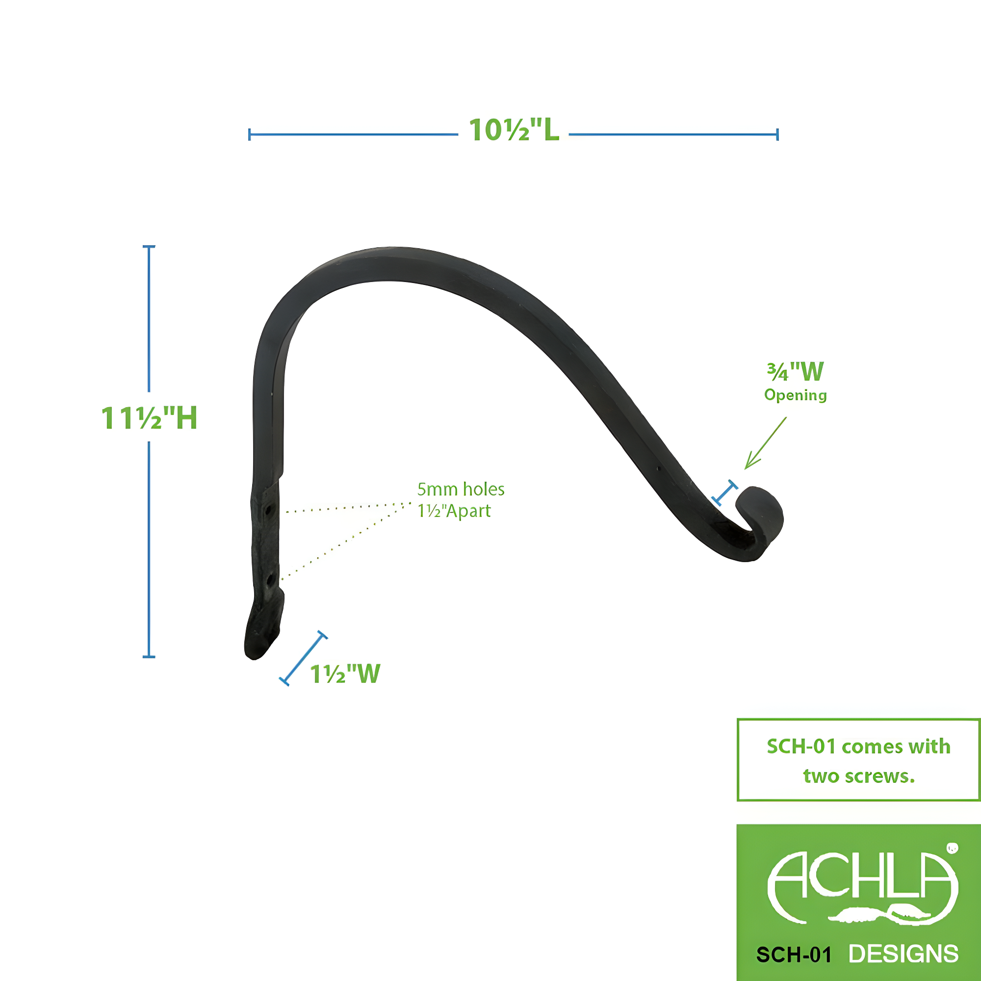 ACHLA Metal Bracket Plant Stand (Set of 2)
