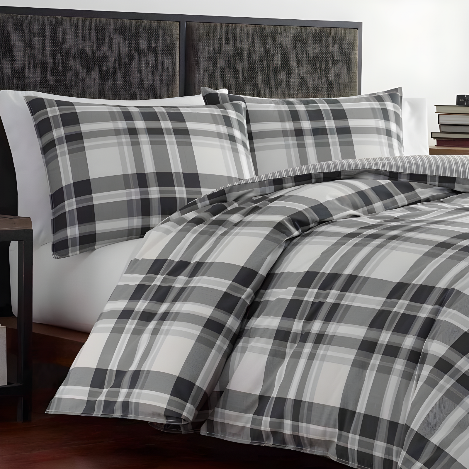 Eddie Bauer Coal Creek Plaid Cotton Comforter Set