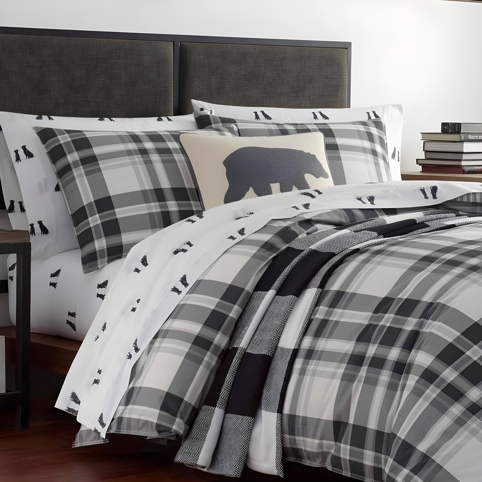 Eddie Bauer Coal Creek Plaid Cotton Comforter Set