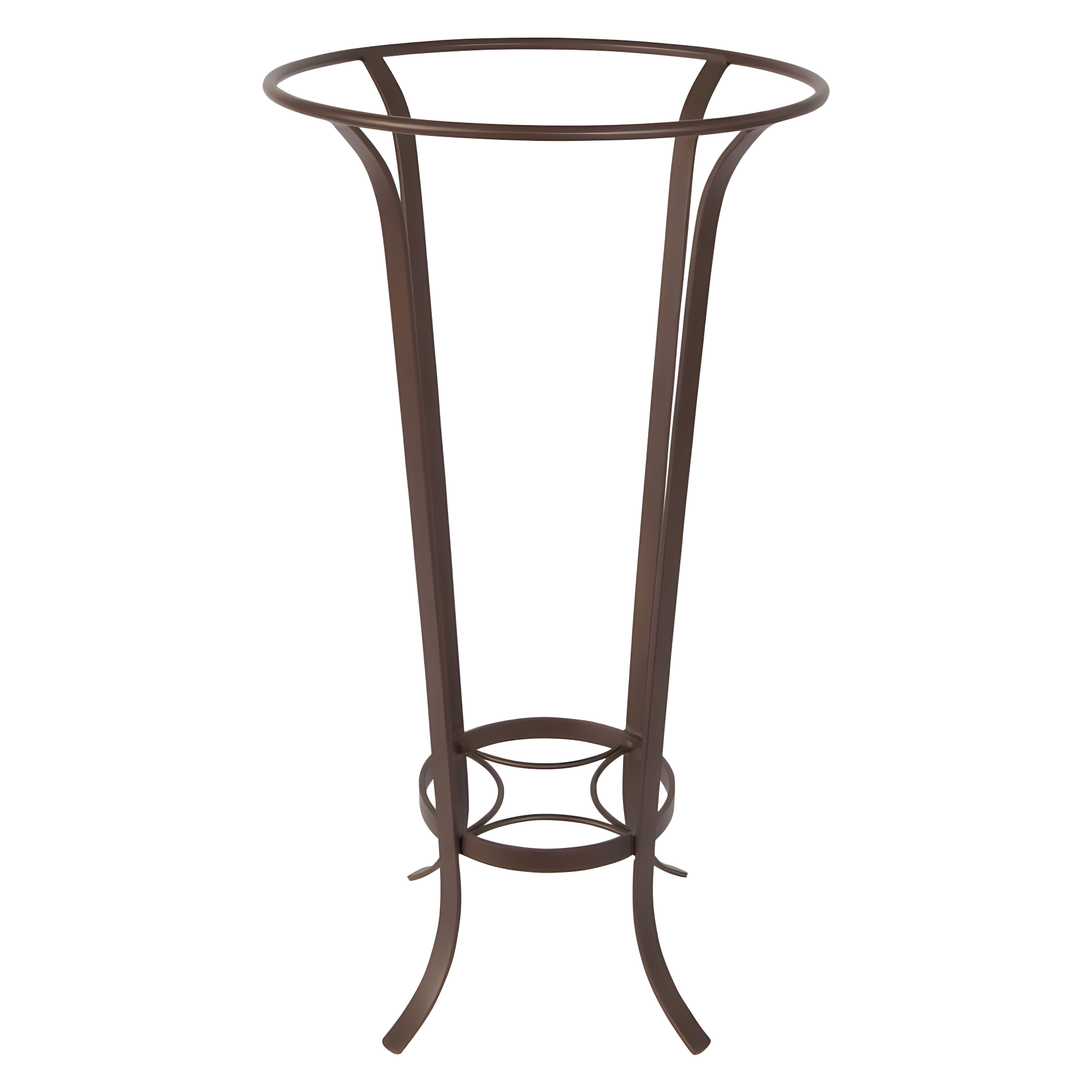 Achla Designs Tulip Plant Stand Without Insert, 28 Inch Tall, Roman Bronze Powder Coat Finish