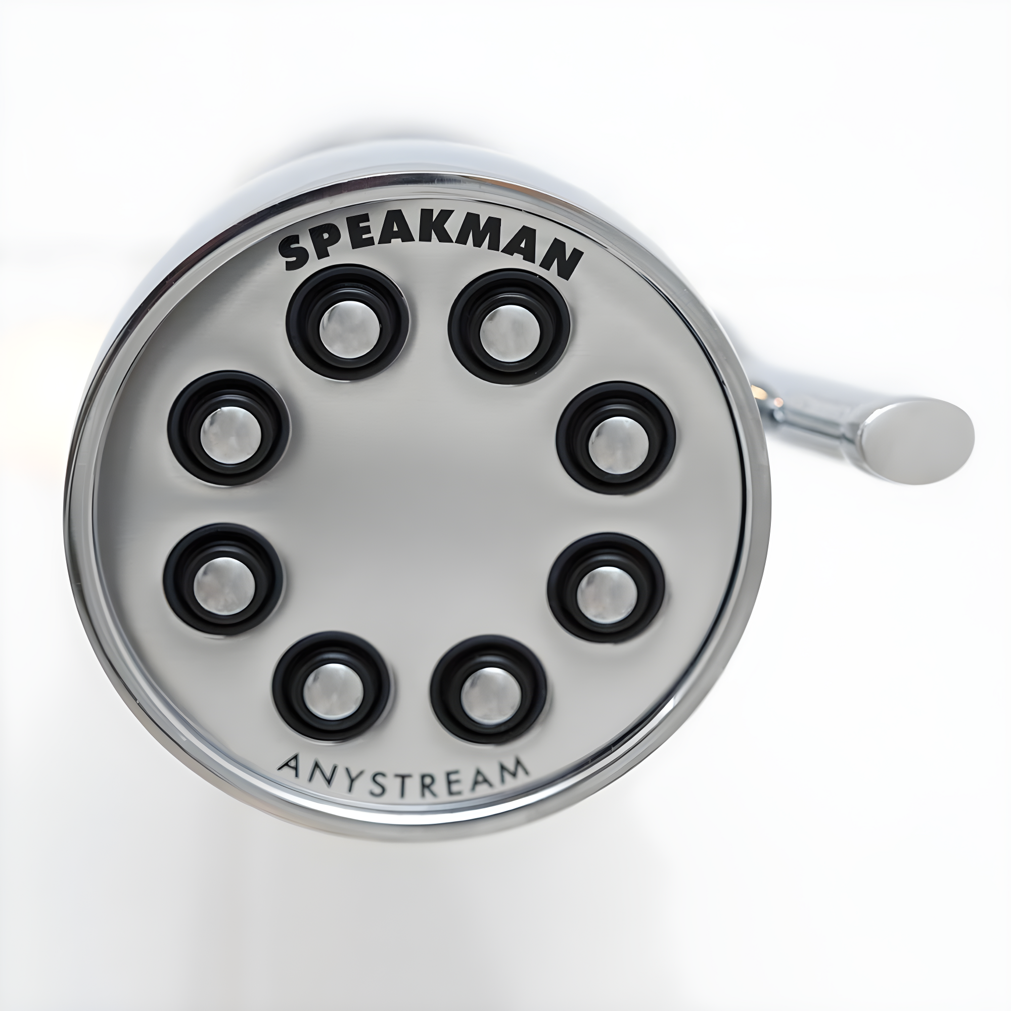 Speakman S-2251 Signature Icon Anystream Adjustable High Pressure Shower Head - 2.5 GPM Solid Brass Replacement Bathroom Showerhead, Polished Chrome