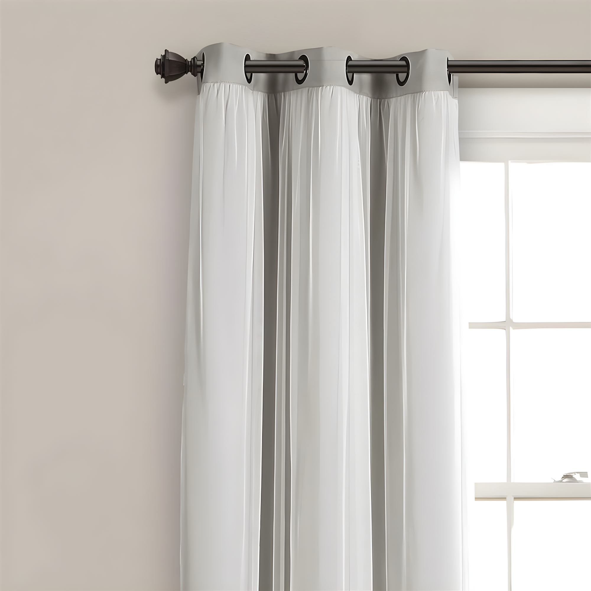 Lush Decor Polyester Blackout Curtain Pair (Set of 2)