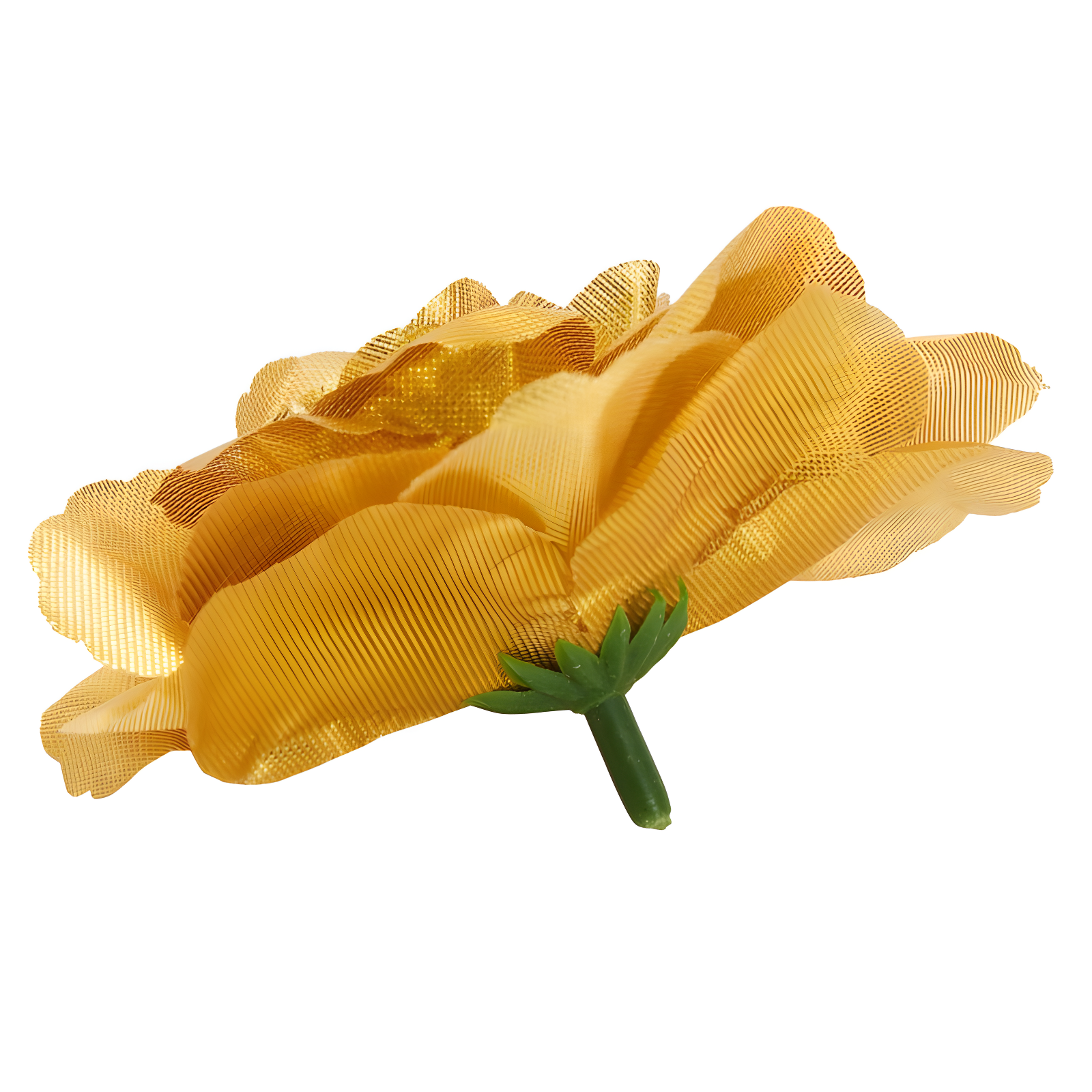 Bright Creations 50 Pack Gold Roses Artificial Flowers Bulk, 3 Inch Silk Gold Faux Flowers for Centerpiece Table Decorations