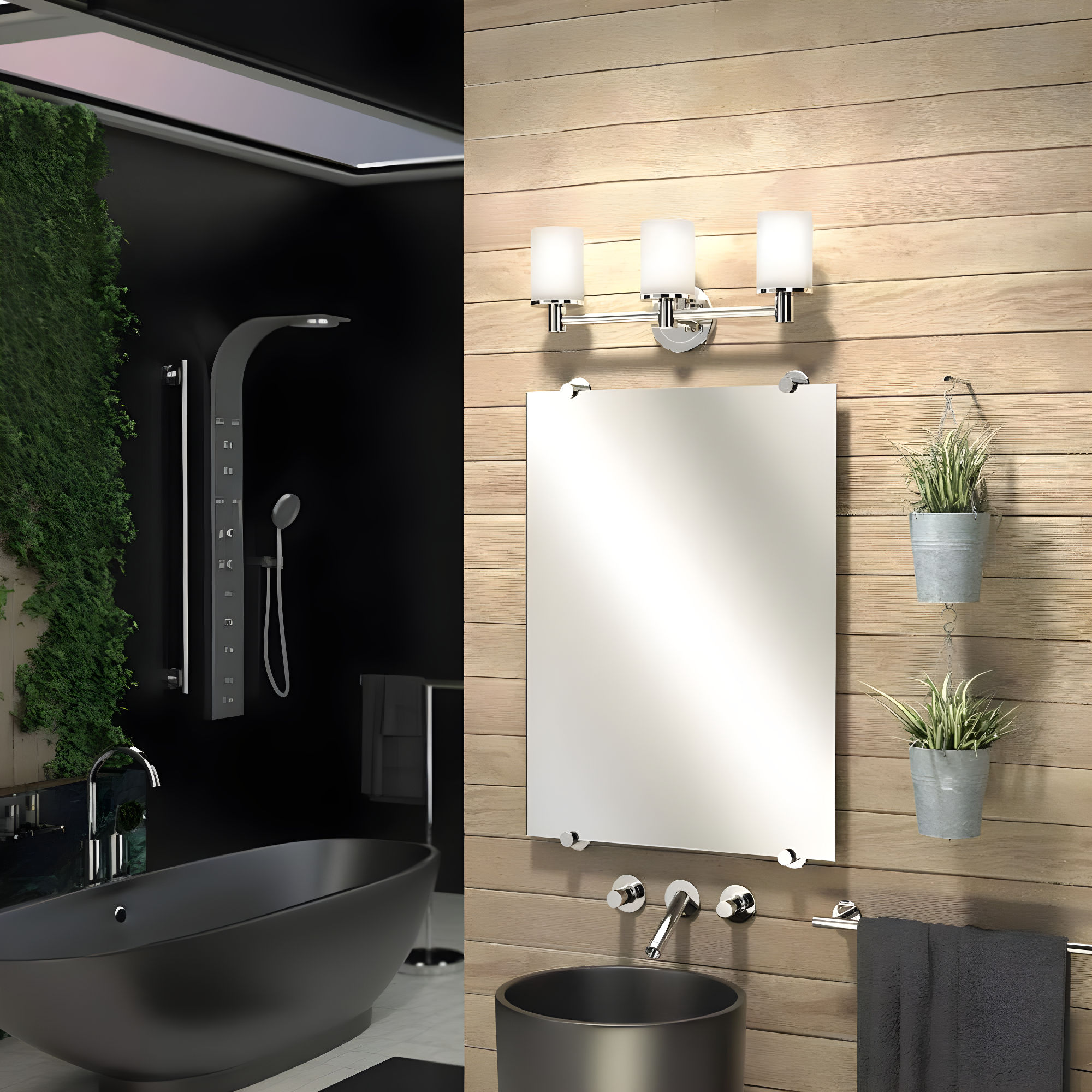 Latitude II Wall Mounted Towel Bar | Bathroom Towel Holder