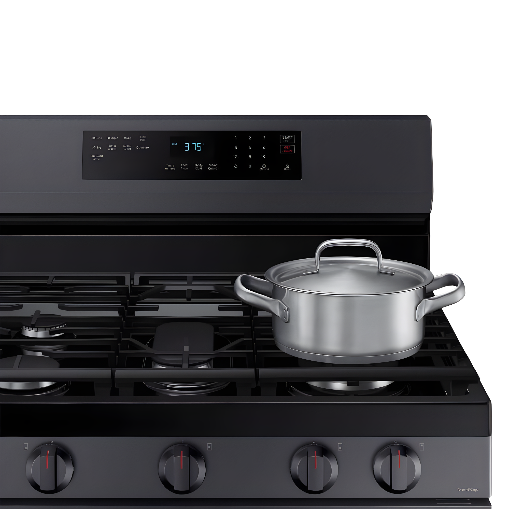 Samsung Samsung 6.0 cu. ft. Smart Freestanding Gas Range with Integrated Griddle NX60A6511SG