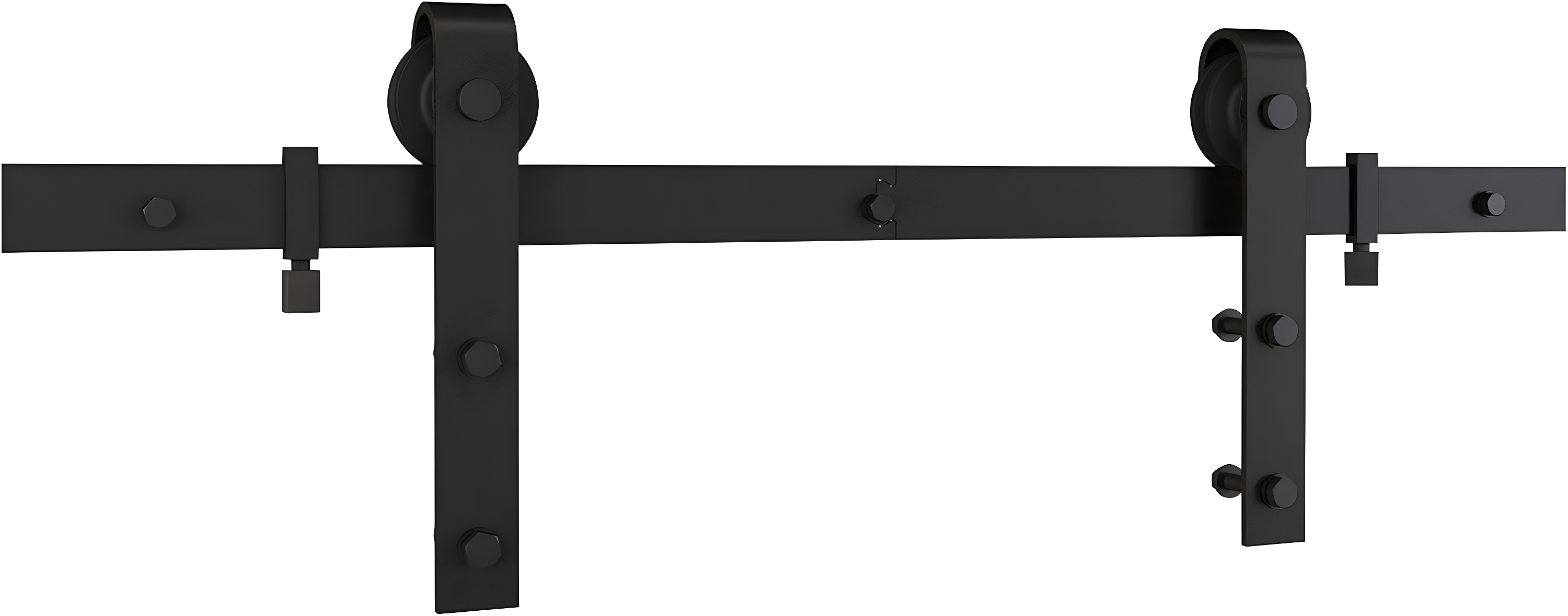 National Hardware Standard Single Barn Door Hardware Kit