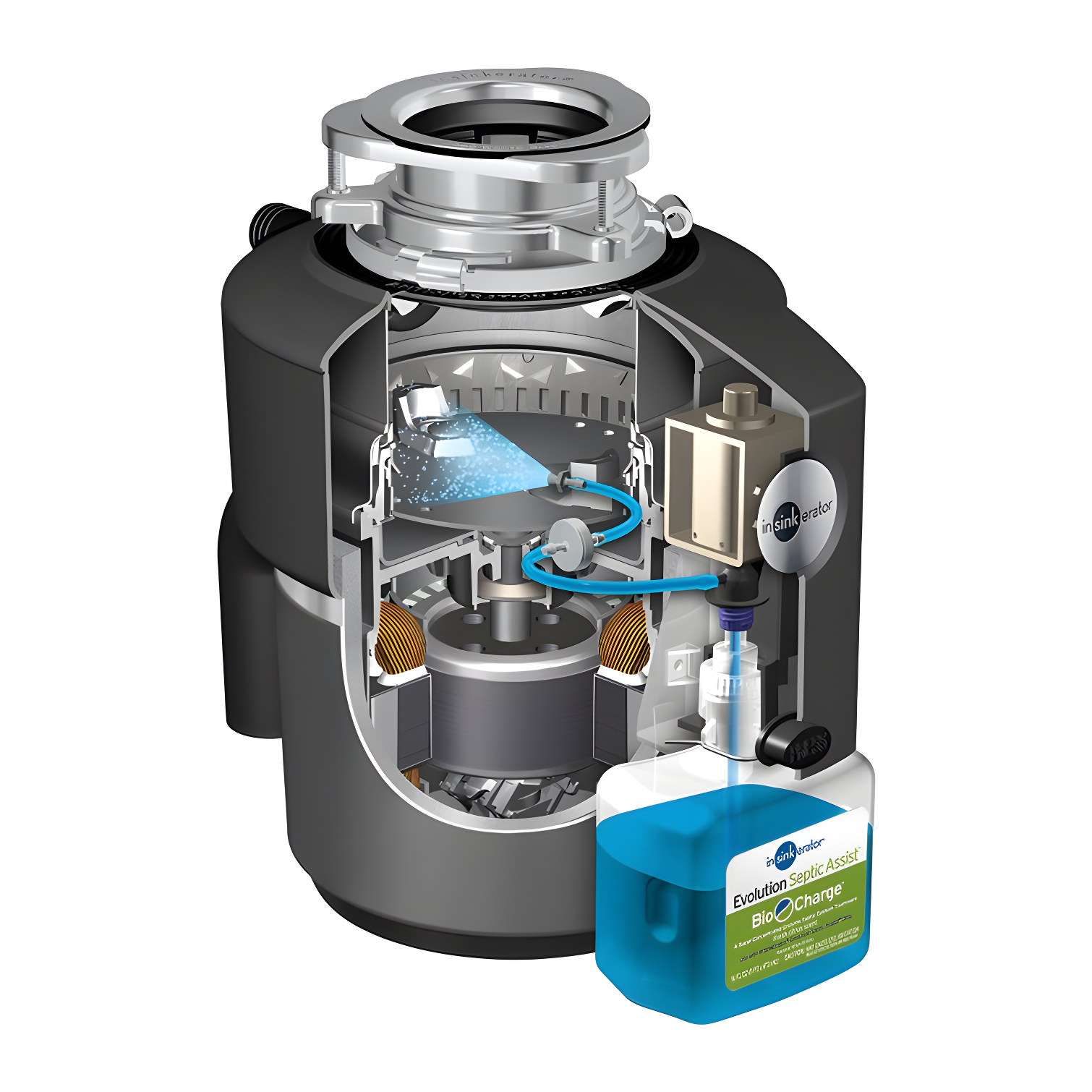 InSinkErator Evolution Septic Assist 3/4 HP Continuous Feed Garbage Disposal