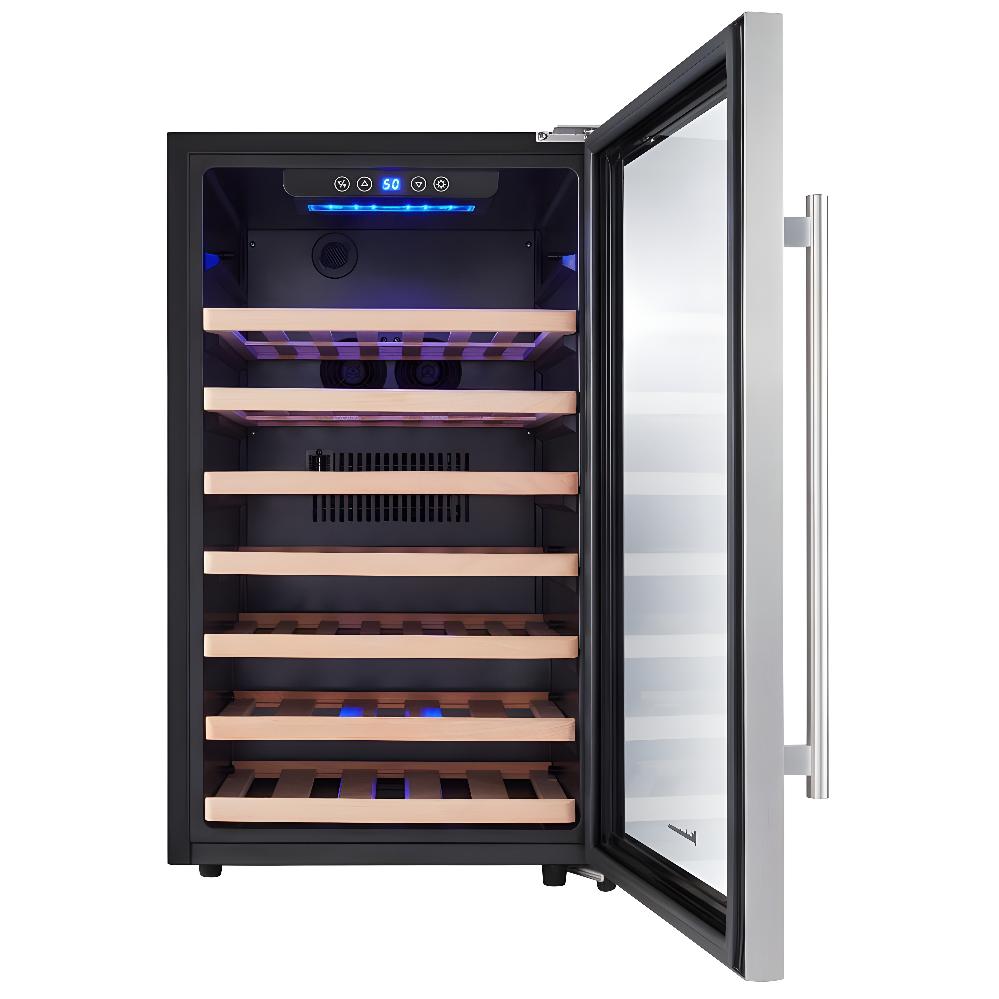Kalamera Kalamera Single Zone 19.3'' Freestanding 50 Bottle Wine Refrigerator