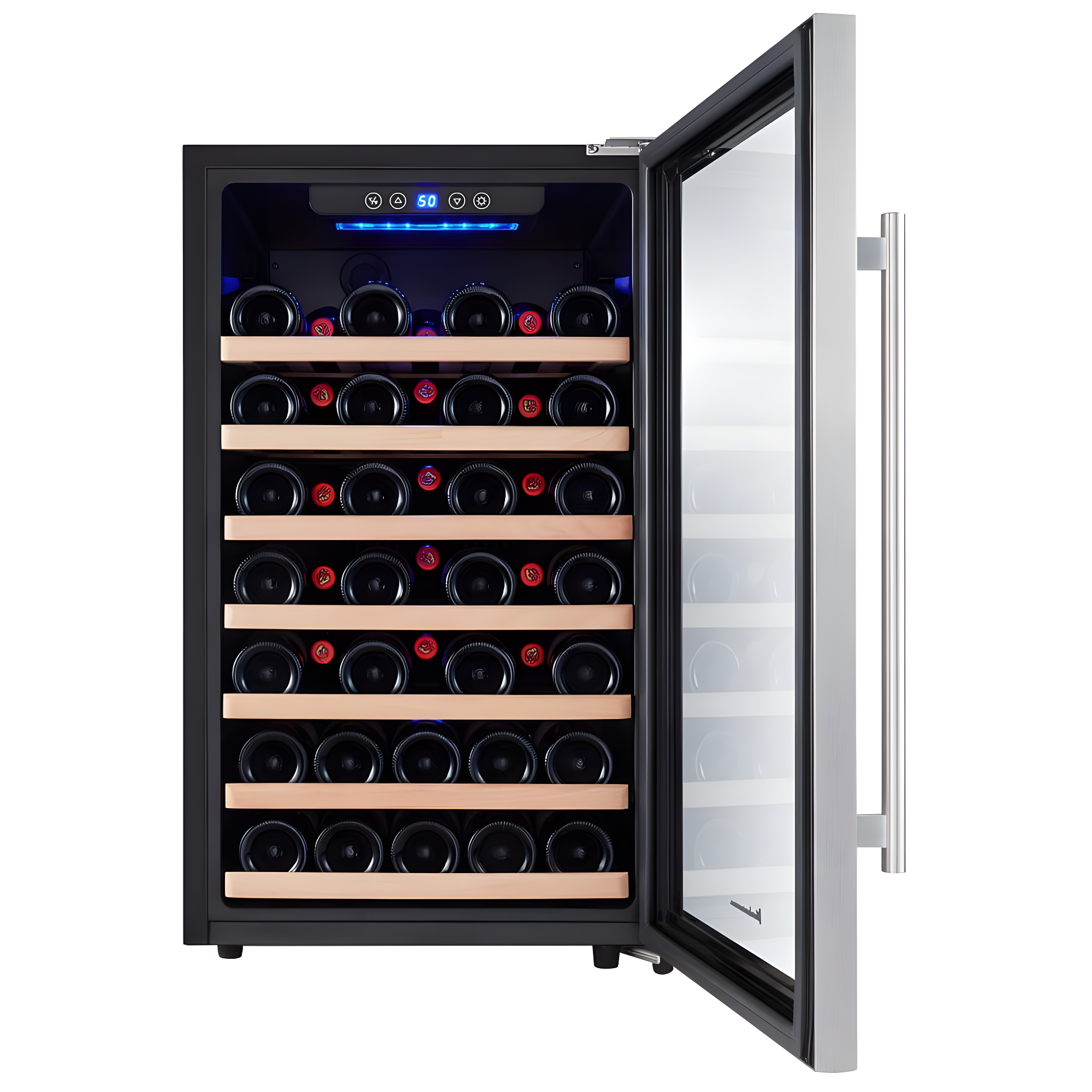 Kalamera Kalamera Single Zone 19.3'' Freestanding 50 Bottle Wine Refrigerator
