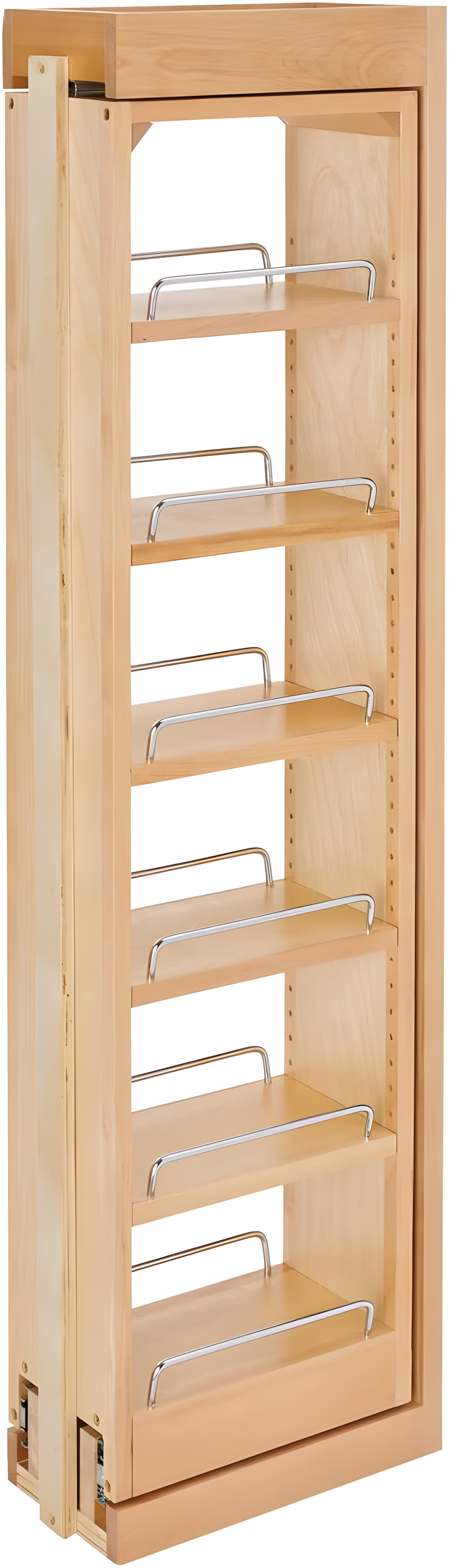 Rev-A-Shelf Pull Out Wall Filler Cabinet Wooden Organizer